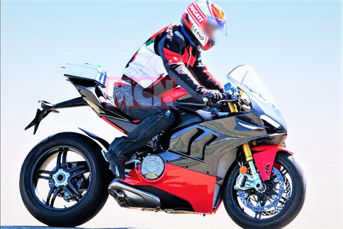 Moto sieu nhe Ducati V4 Superleggera chuan bi ra mat hinh anh