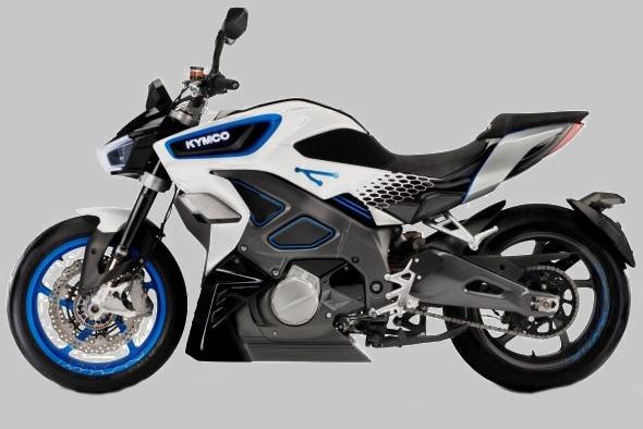 Kymco ra mat moto dien, tang toc 0-100 km/h trong 3,9 giay hinh anh