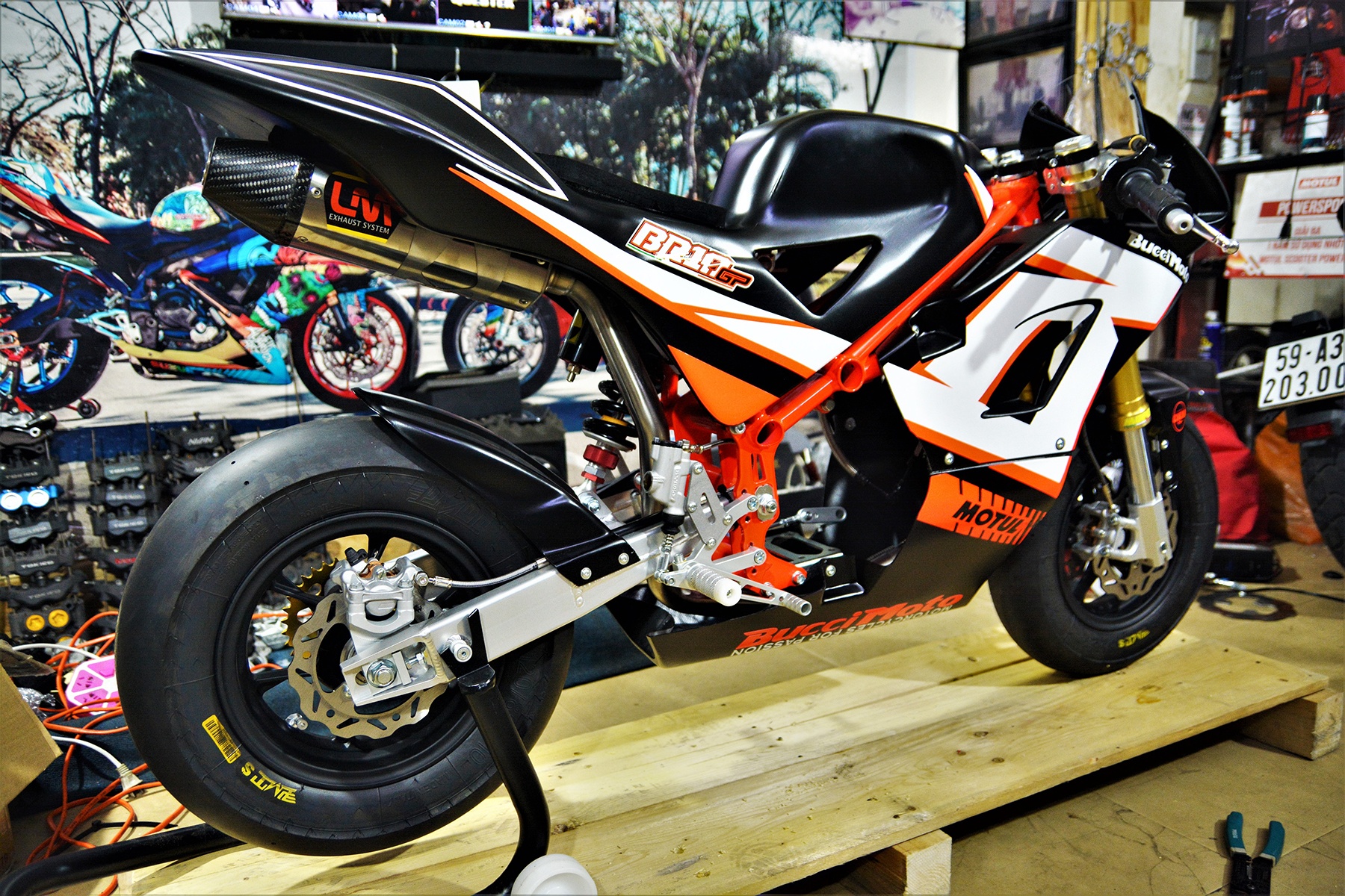 Moto mini Bucci BR10GP doc nhat tai VN. anh 2