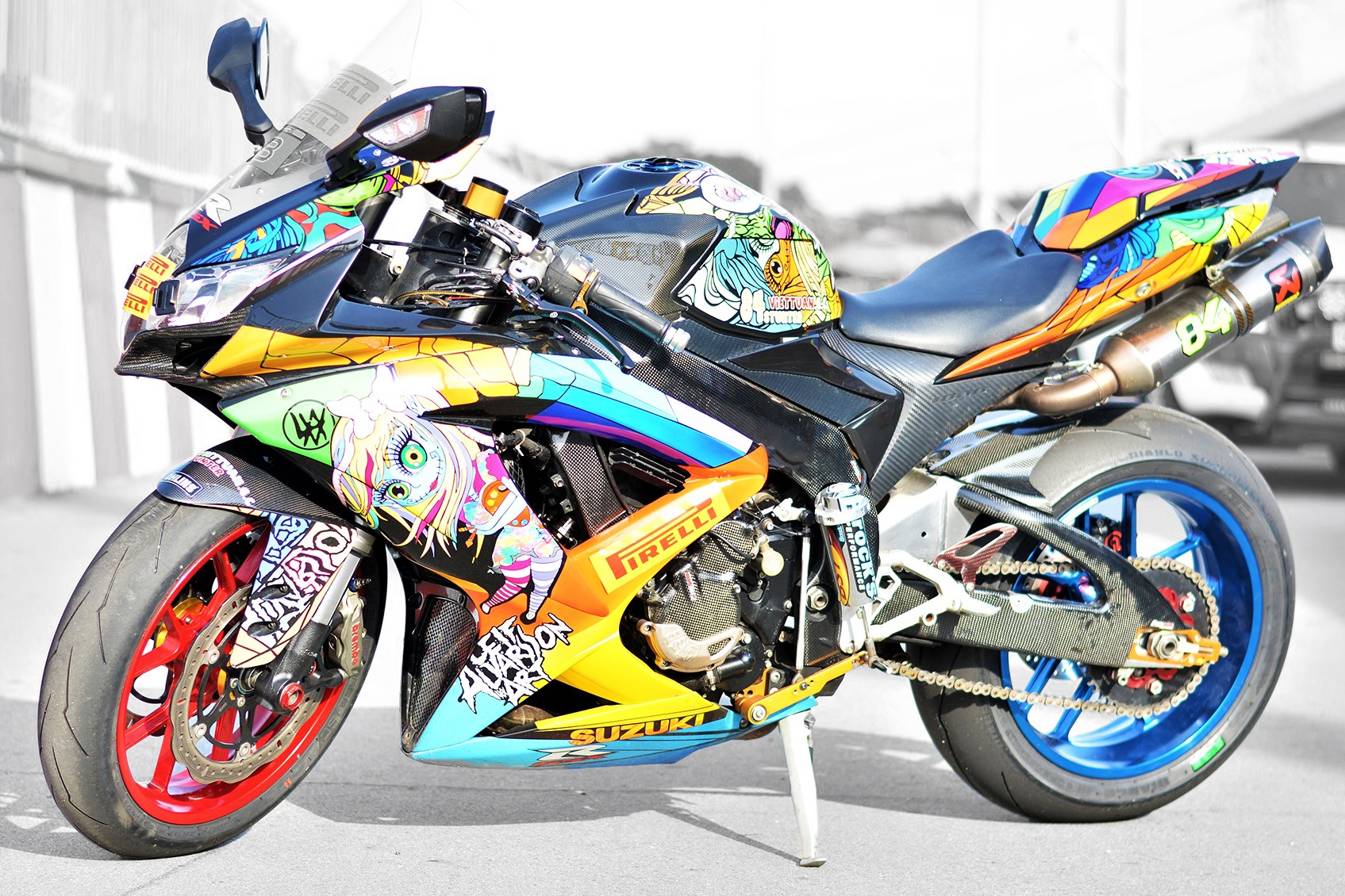 Chi tiet Suzuki GSX-R750 do sang so bang nut bam doc nhat VN hinh anh
