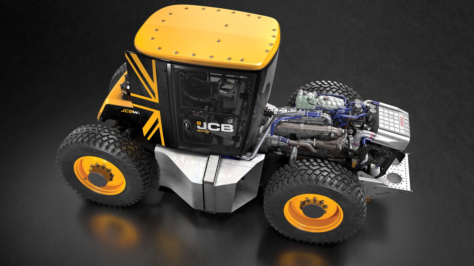 JCB Fastrac Two xe dau keo co toc do nhanh nhat the gioi anh 4