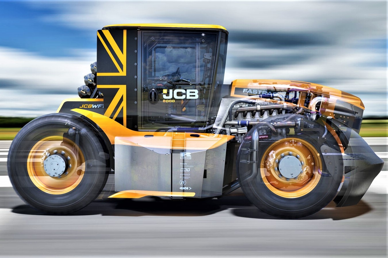 Kham pha JCB Fastrac Two - xe dau keo co toc do nhanh nhat the gioi hinh anh