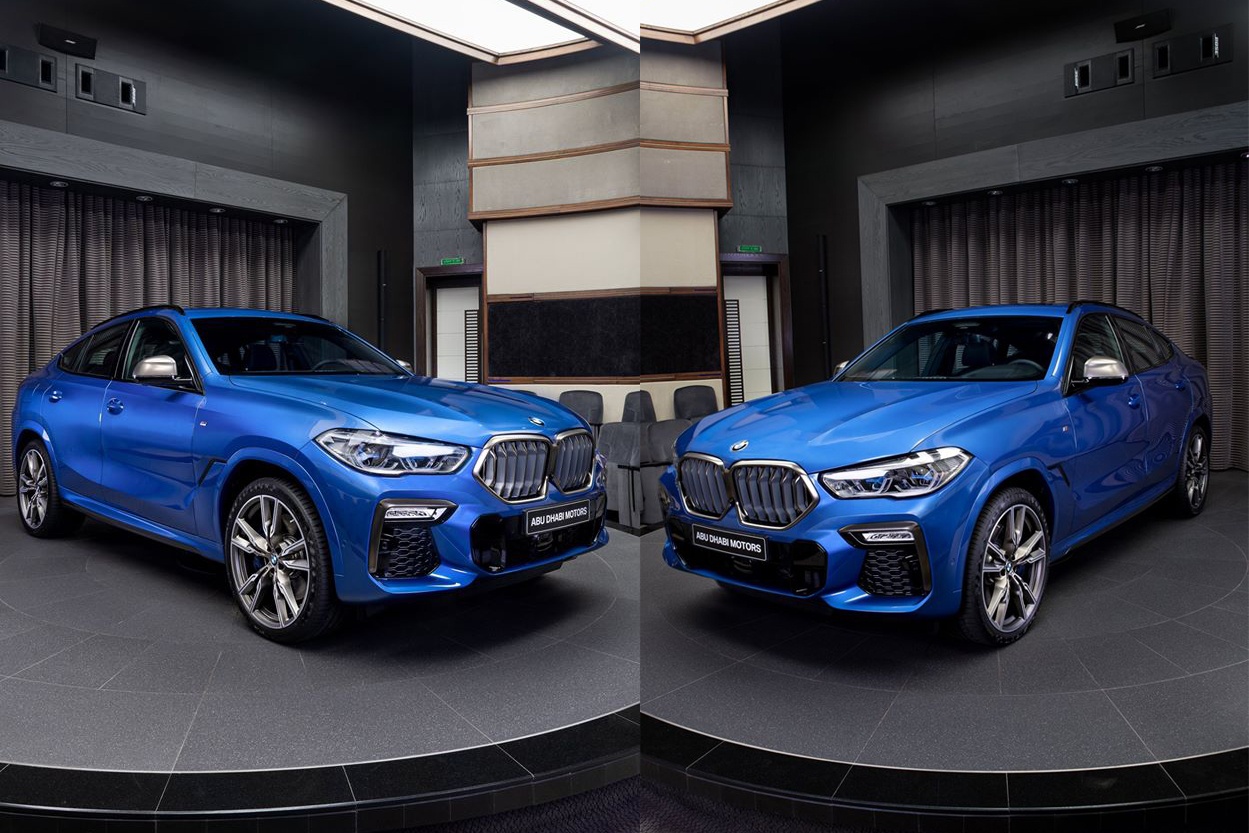 Chiem nguong BMW X6 M50i co ngoai that mau xanh Riverside Blue anh 6