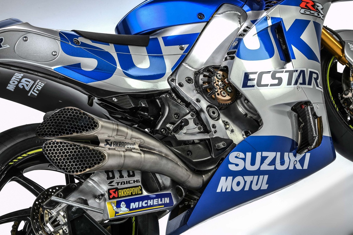 Suzuki trình làng xe đua MotoGP 2020 ảnh 4 Suzuki trinh lang xe dua MotoGP 2020 anh 4