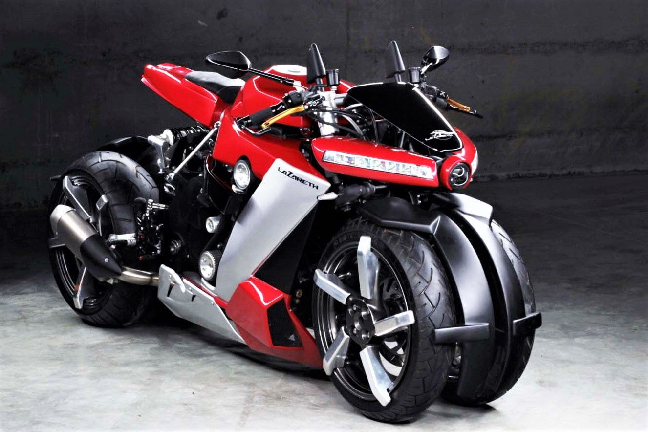 Sieu moto 4 banh - thiet ke ngau, dong co Yamaha YZF-R1 hinh anh