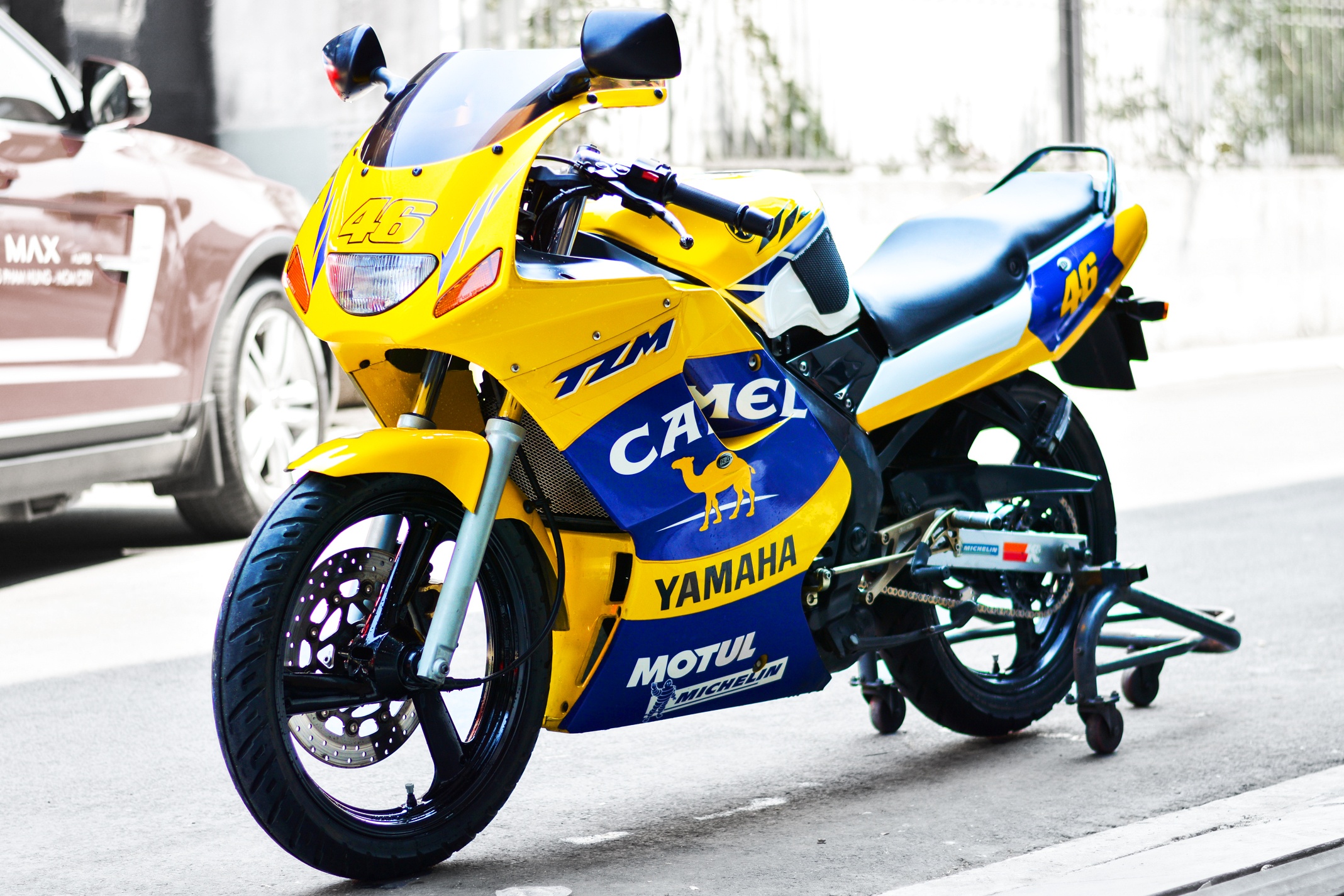 Kham pha Yamaha TMZ 150 - huyen thoai moto 2 thi hinh anh