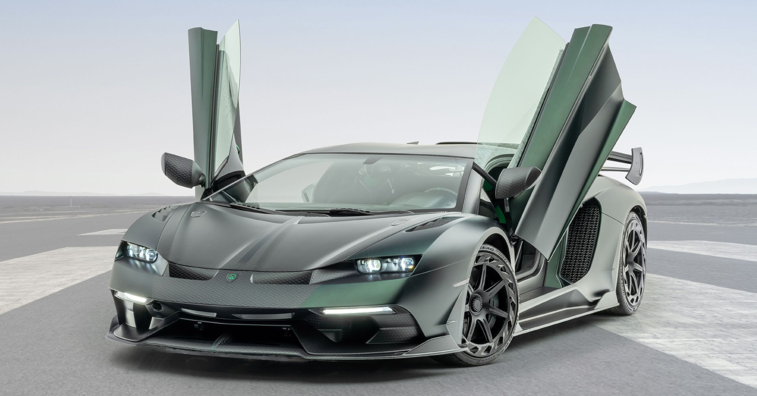 Sieu xe phat trien tu Lamborghini Aventador SVJ anh 1