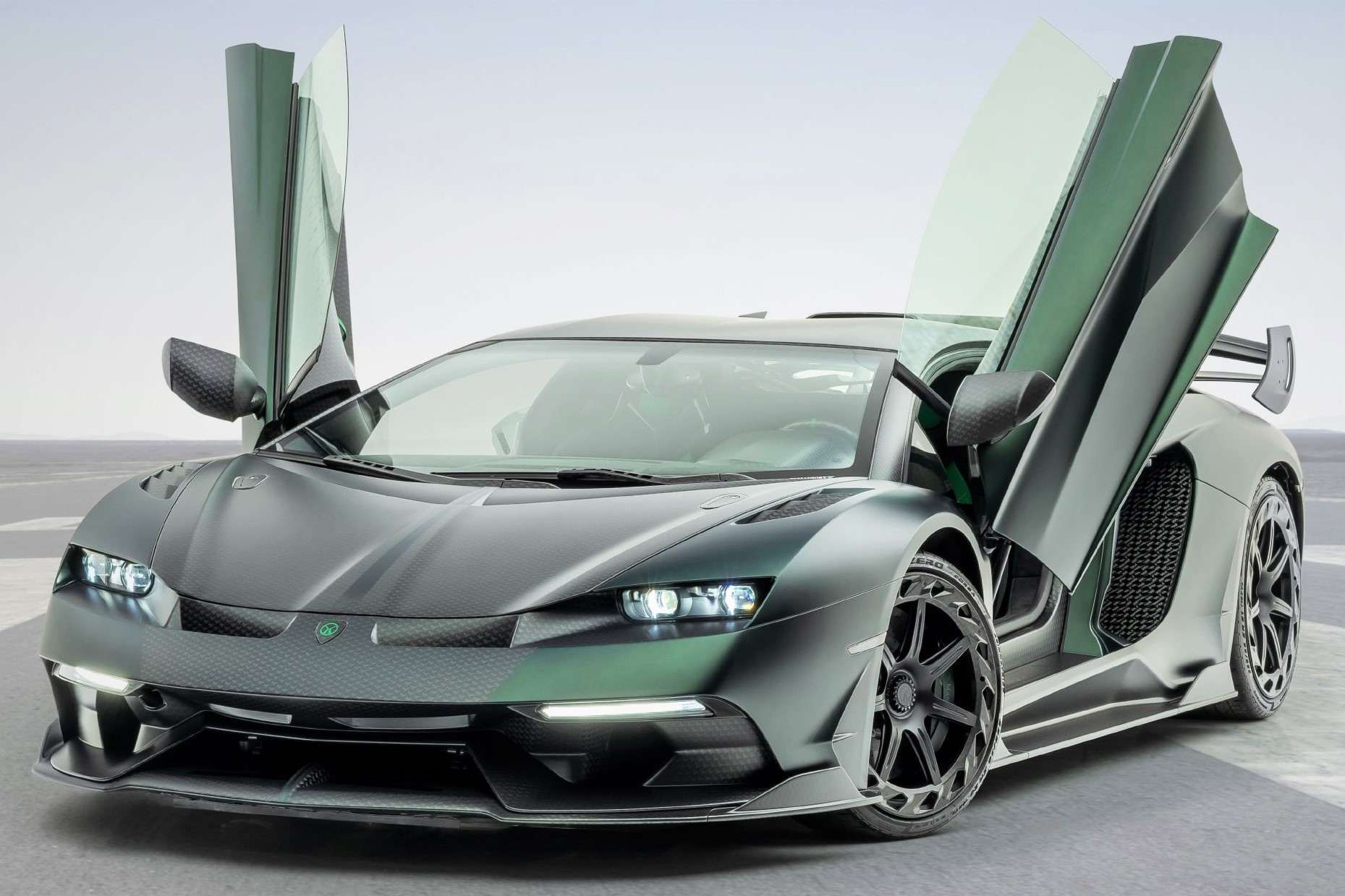 Sieu xe phat trien tu Lamborghini Aventador SVJ hinh anh