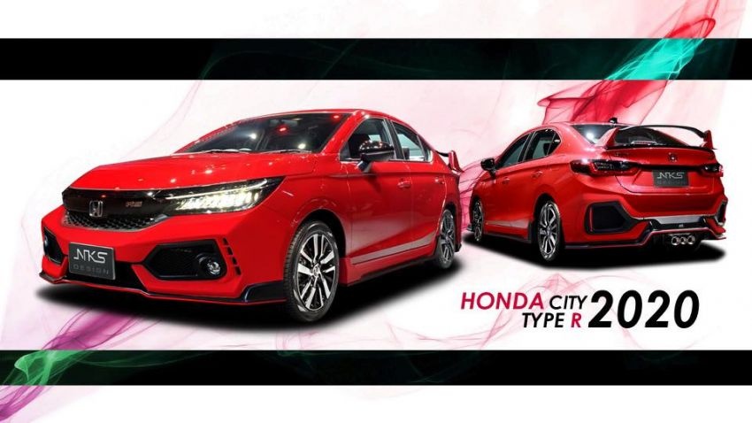 Honda City voi ban do bien thanh Civic Type R va NSX anh 3