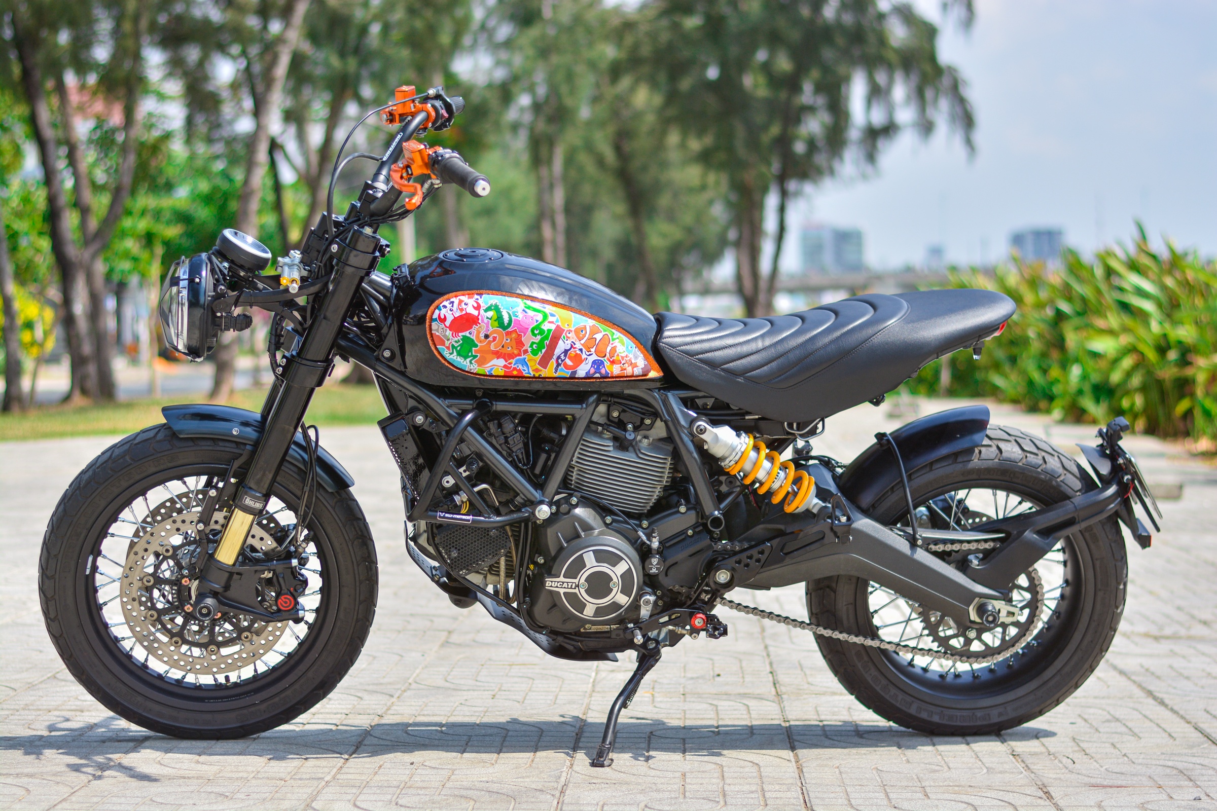 Ducati Scrambler lot xac voi goi do 200 trieu cua dan choi Ha Noi anh 12