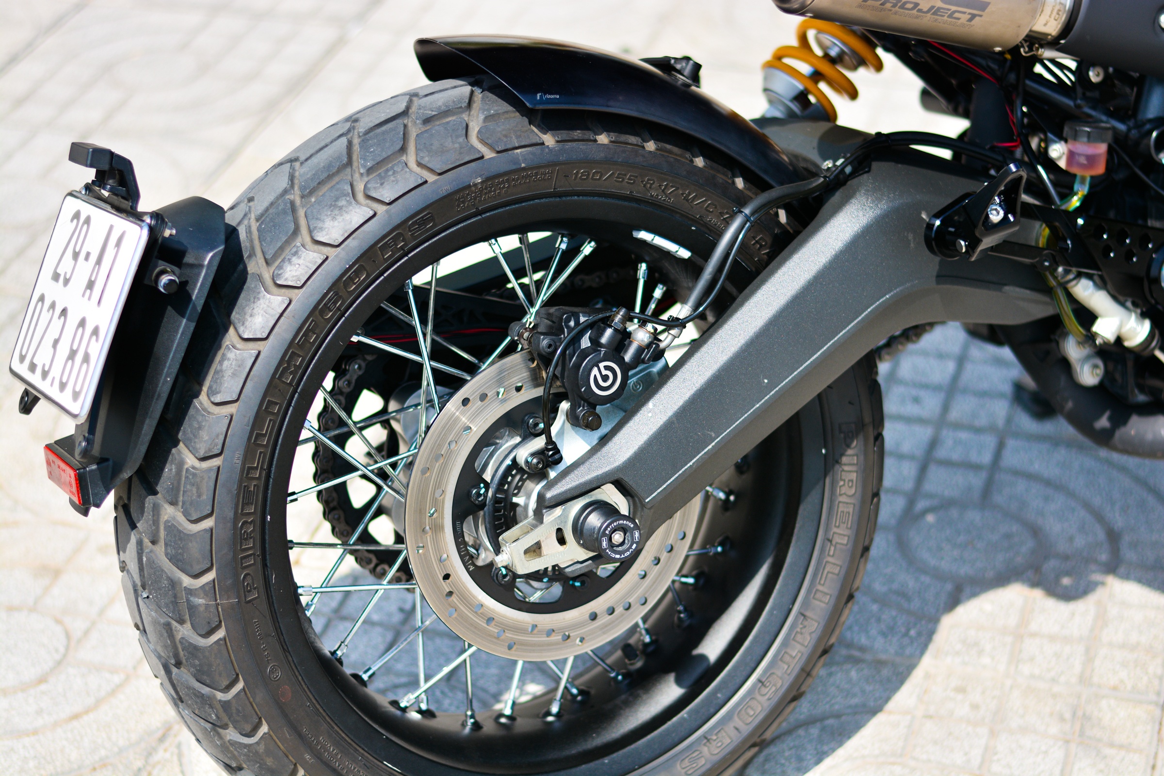 Ducati Scrambler lot xac voi goi do 200 trieu cua dan choi Ha Noi anh 14