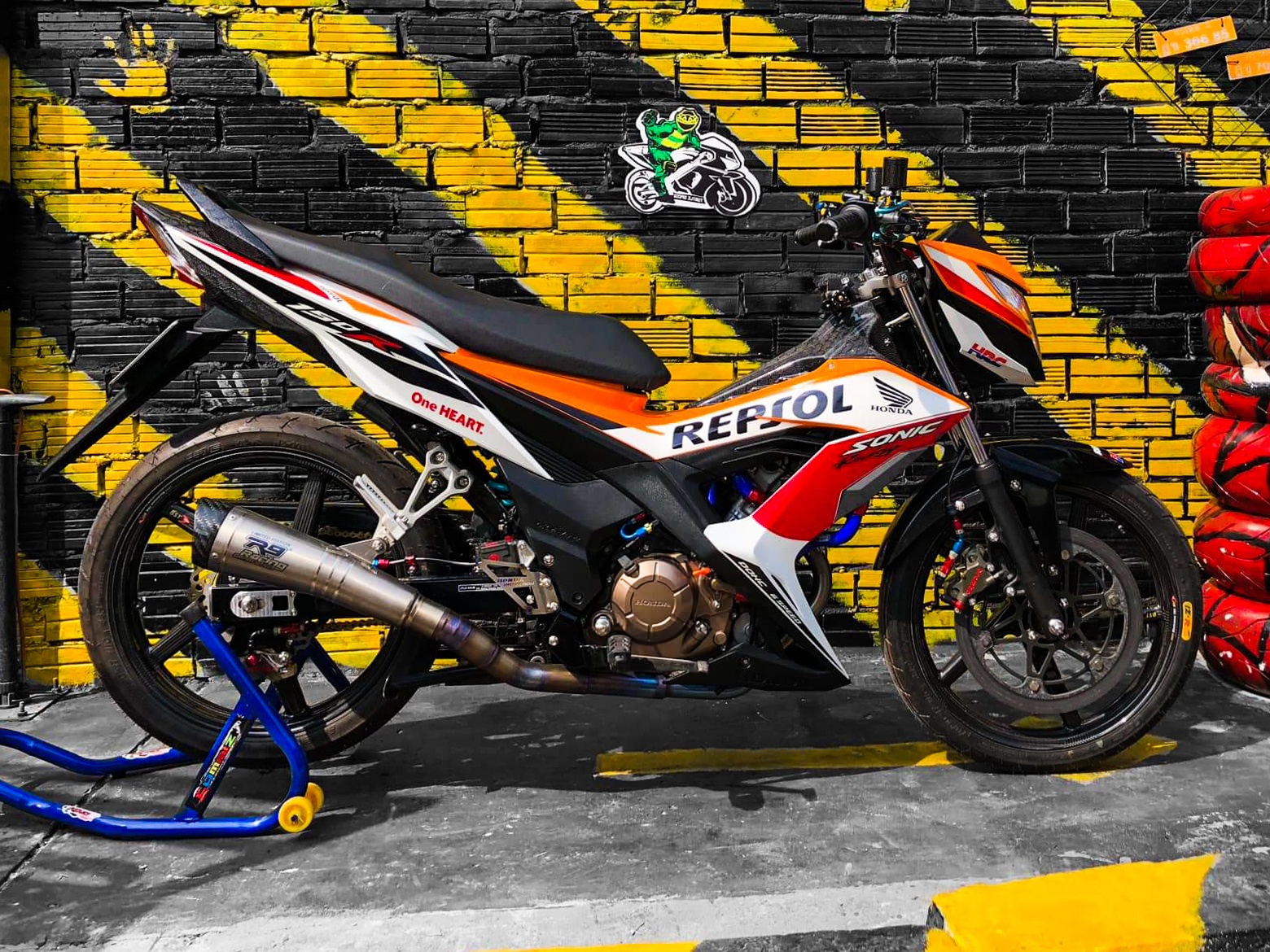 Honda Sonic voi ban do hon 200 trieu cua dan choi mien Tay anh 1