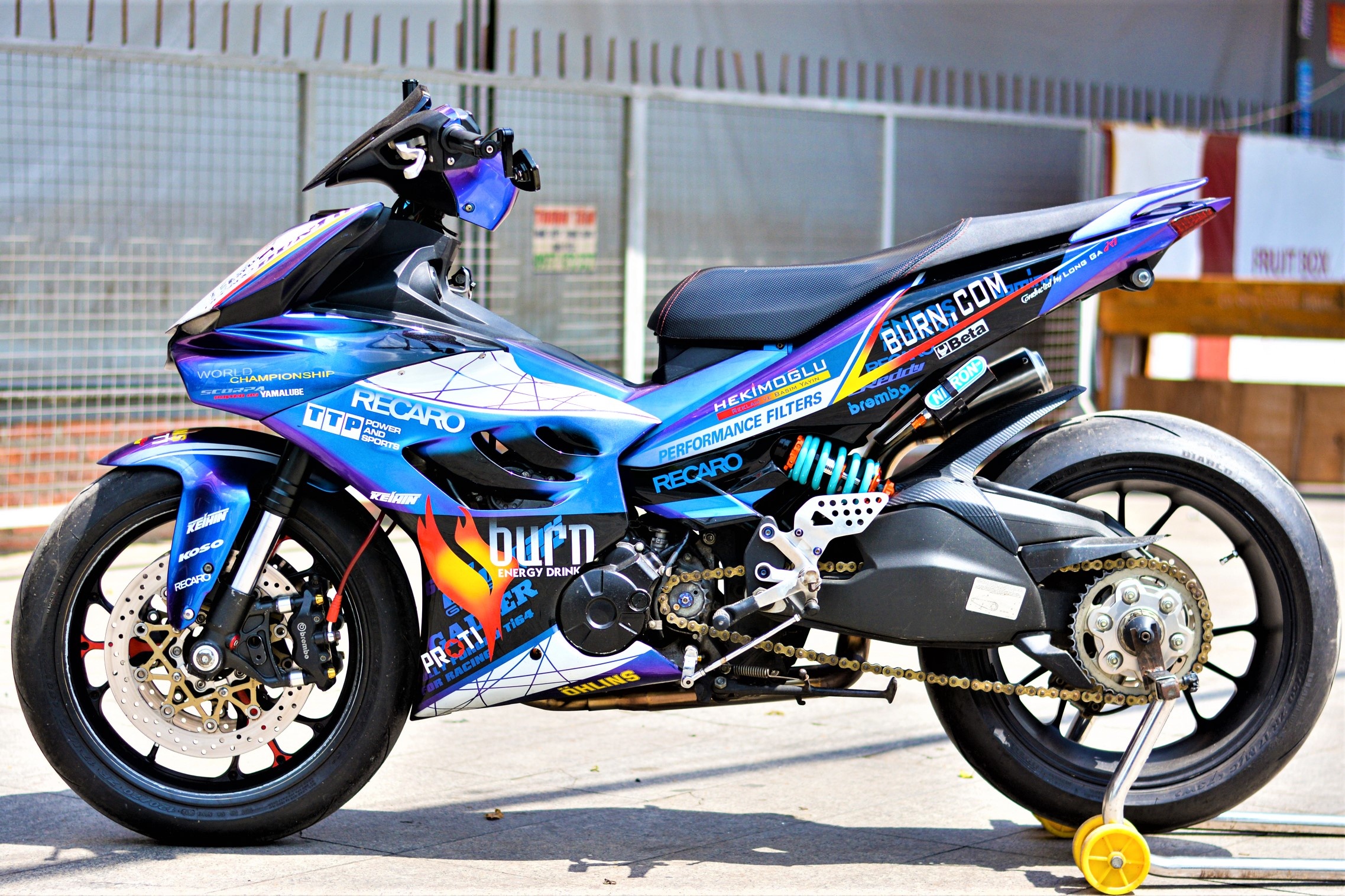 Yamaha Exciter ban do ham ho cua biker TP.HCM, chi phi 250 trieu dong hinh anh