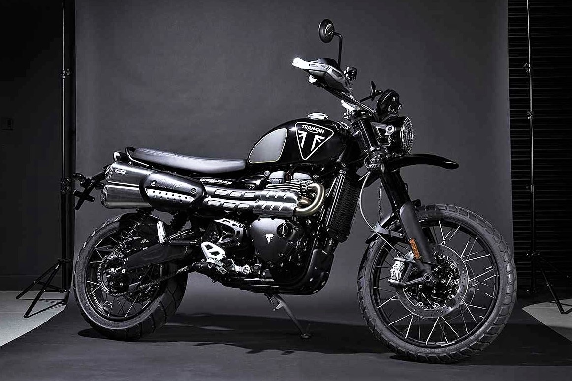 Triumph Scrambler 1200 Bond ra mat, linh hon 'diep vien 007' hinh anh