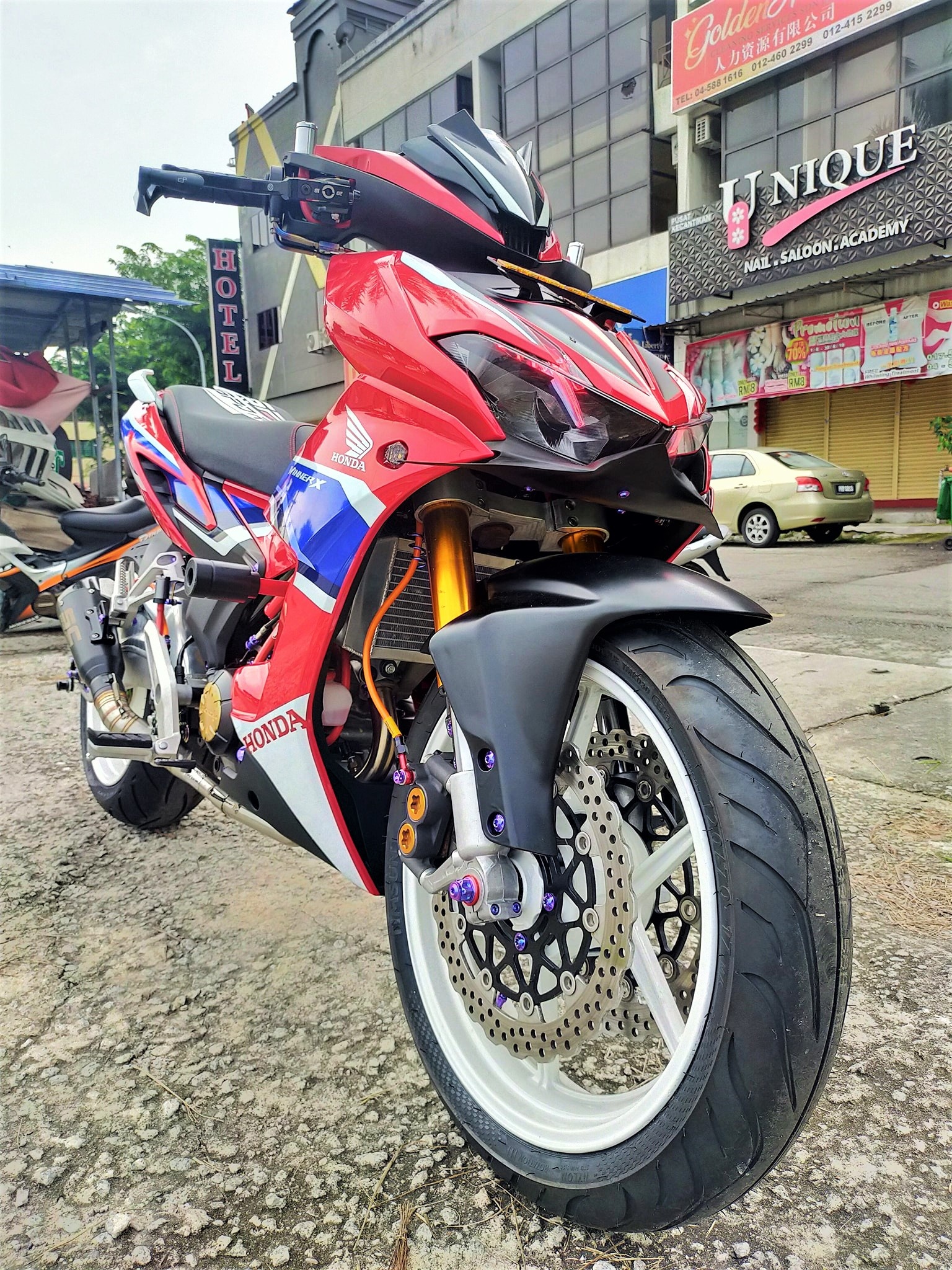 Honda Winner X voi ban do dac biet cua dan choi Malaysia anh 3