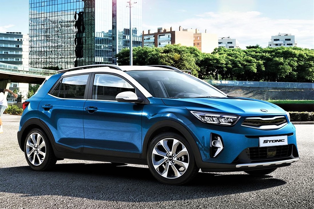 Kia Stonic 2021 ra mat - SUV hang B doi dau Ford Ecosport hinh anh