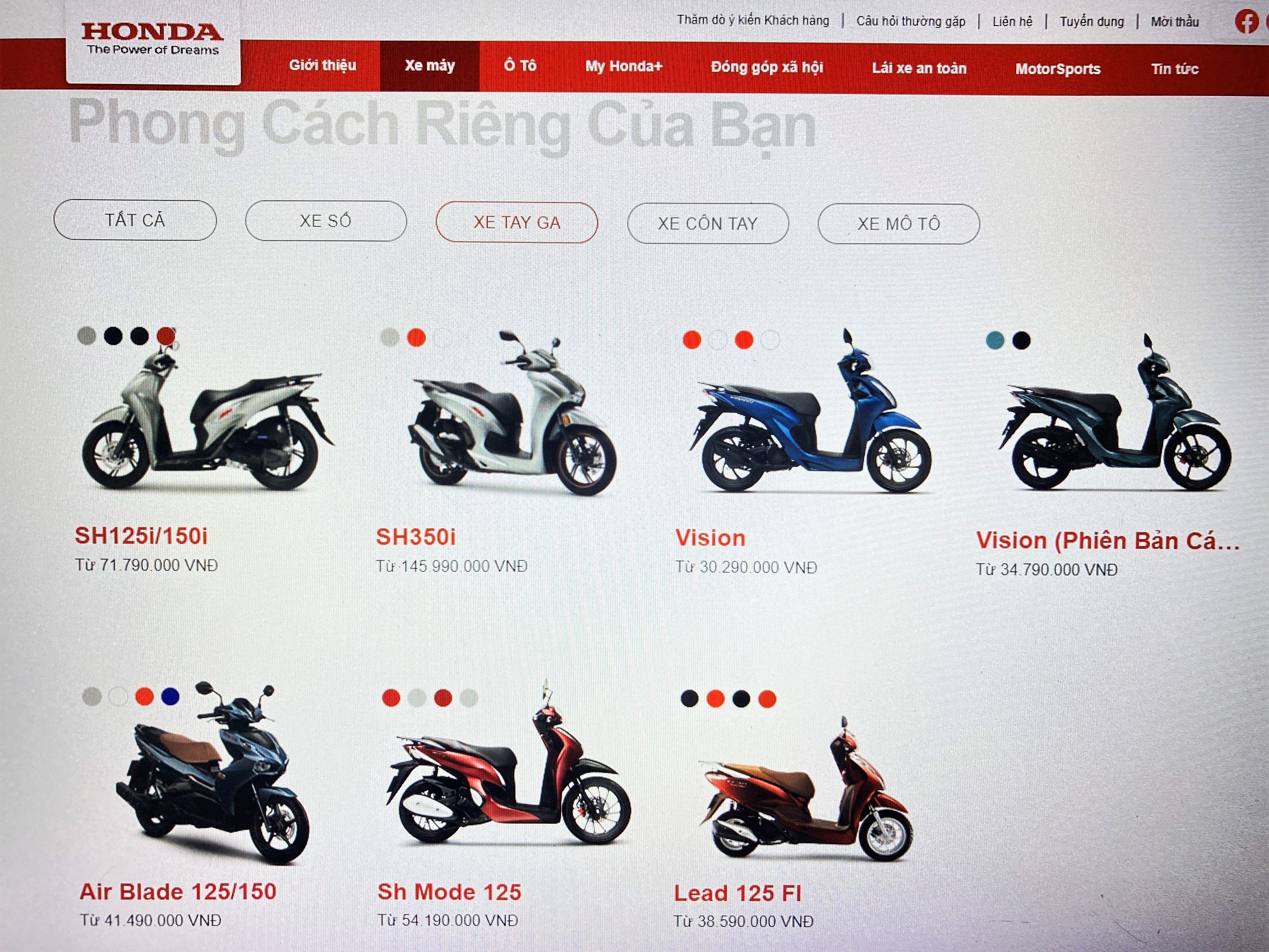 Xe tay ga PCX biến mất khỏi website Honda Việt Nam ảnh 1 Xe tay ga PCX bien mat khoi website Honda Viet Nam anh 1