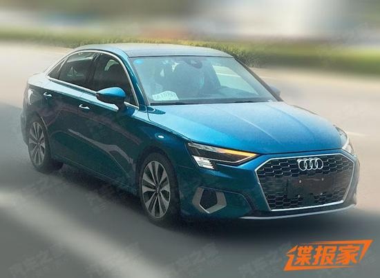 Lộ diện Audi A3 phiên bản trục cơ sở kéo dài,  trang bị động cơ 1.5L ảnh 1 Lo dien Audi A3 phien ban truc co so keo dai,  trang bi dong co 1.5L anh 1