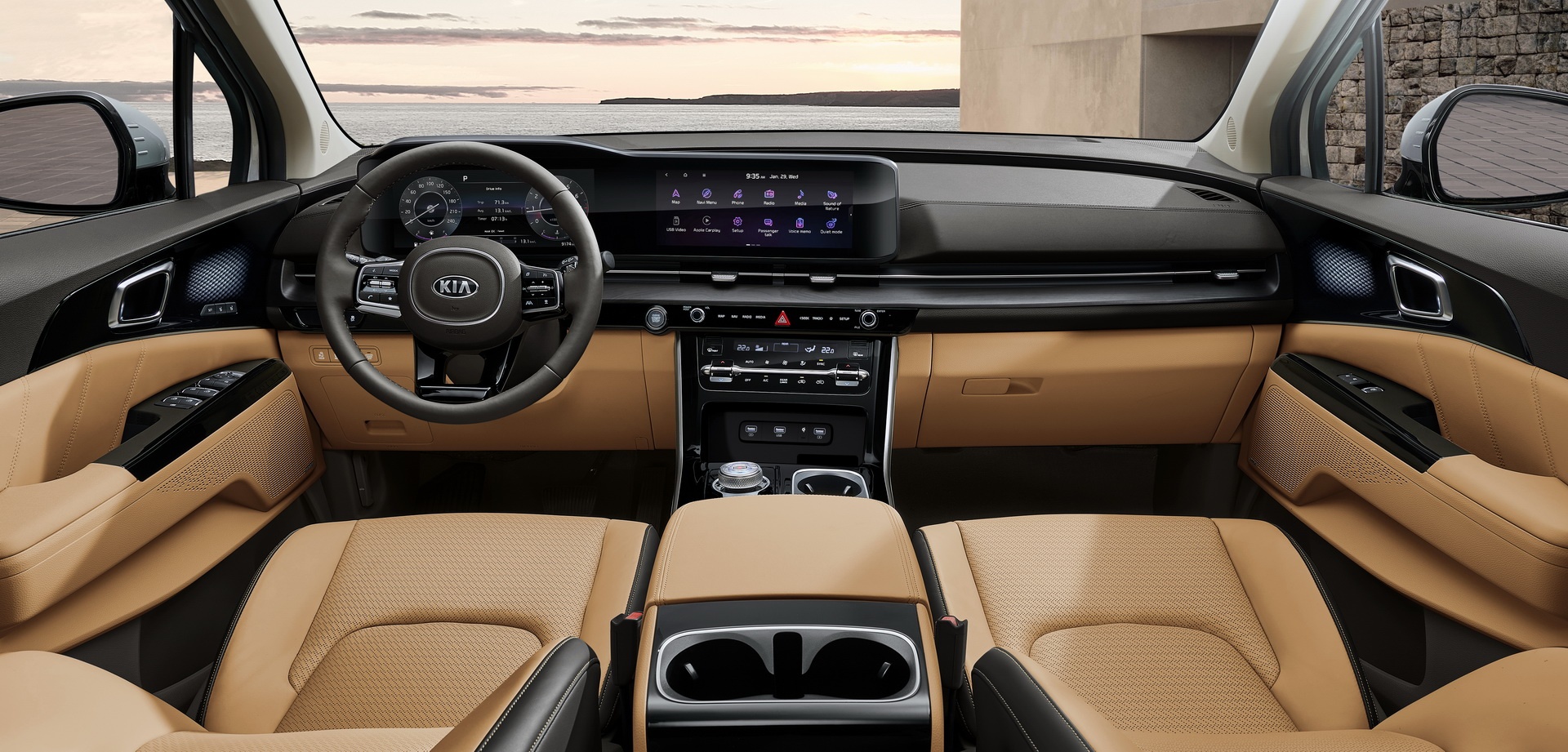 Chi tiết Kia Sedona 2021 - thay đổi thiết kế,  nâng cấp trang bị ảnh 5 Chi tiet Kia Sedona 2021 - thay doi thiet ke,  nang cap trang bi anh 5