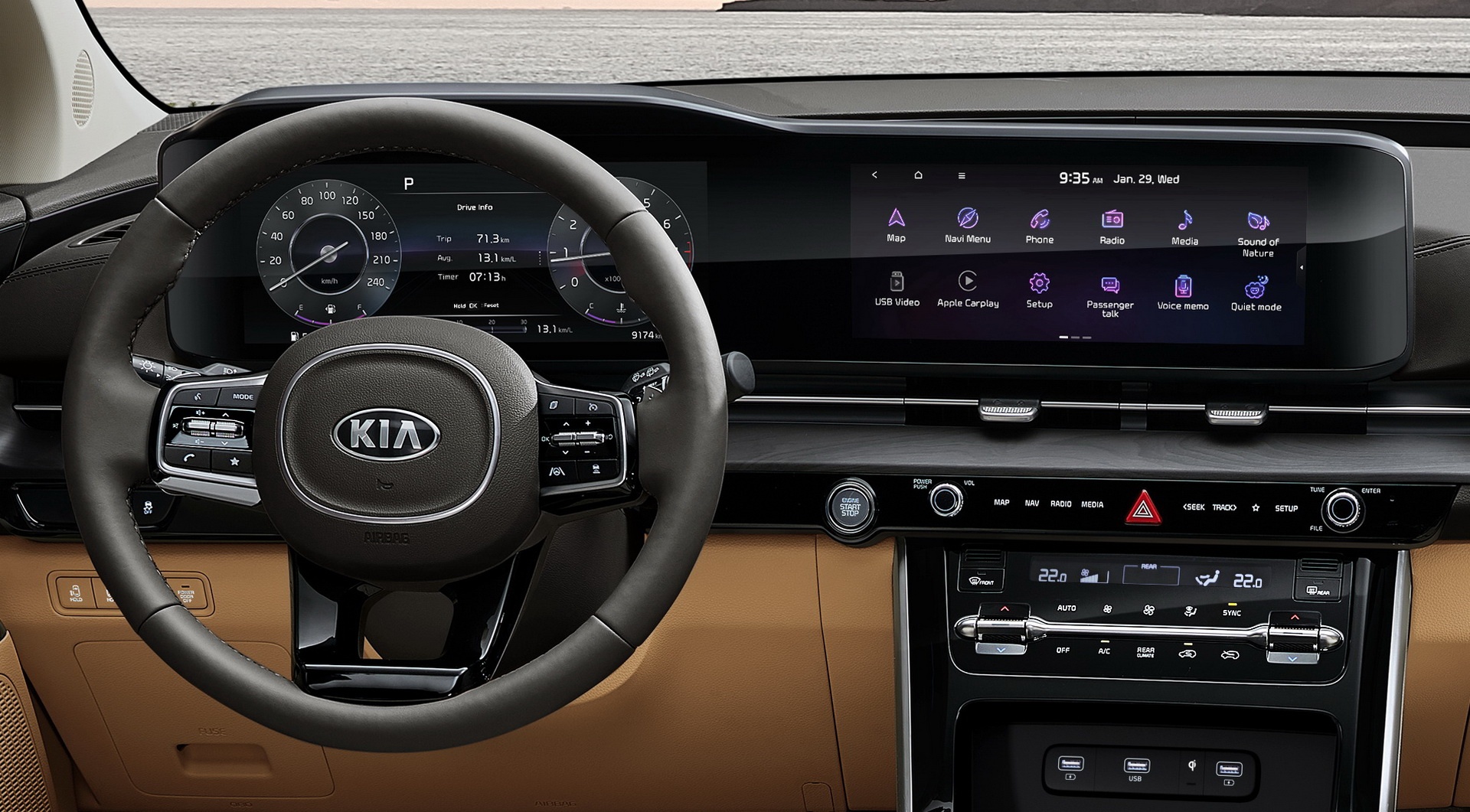Chi tiết Kia Sedona 2021 - thay đổi thiết kế,  nâng cấp trang bị ảnh 6 Chi tiet Kia Sedona 2021 - thay doi thiet ke,  nang cap trang bi anh 6