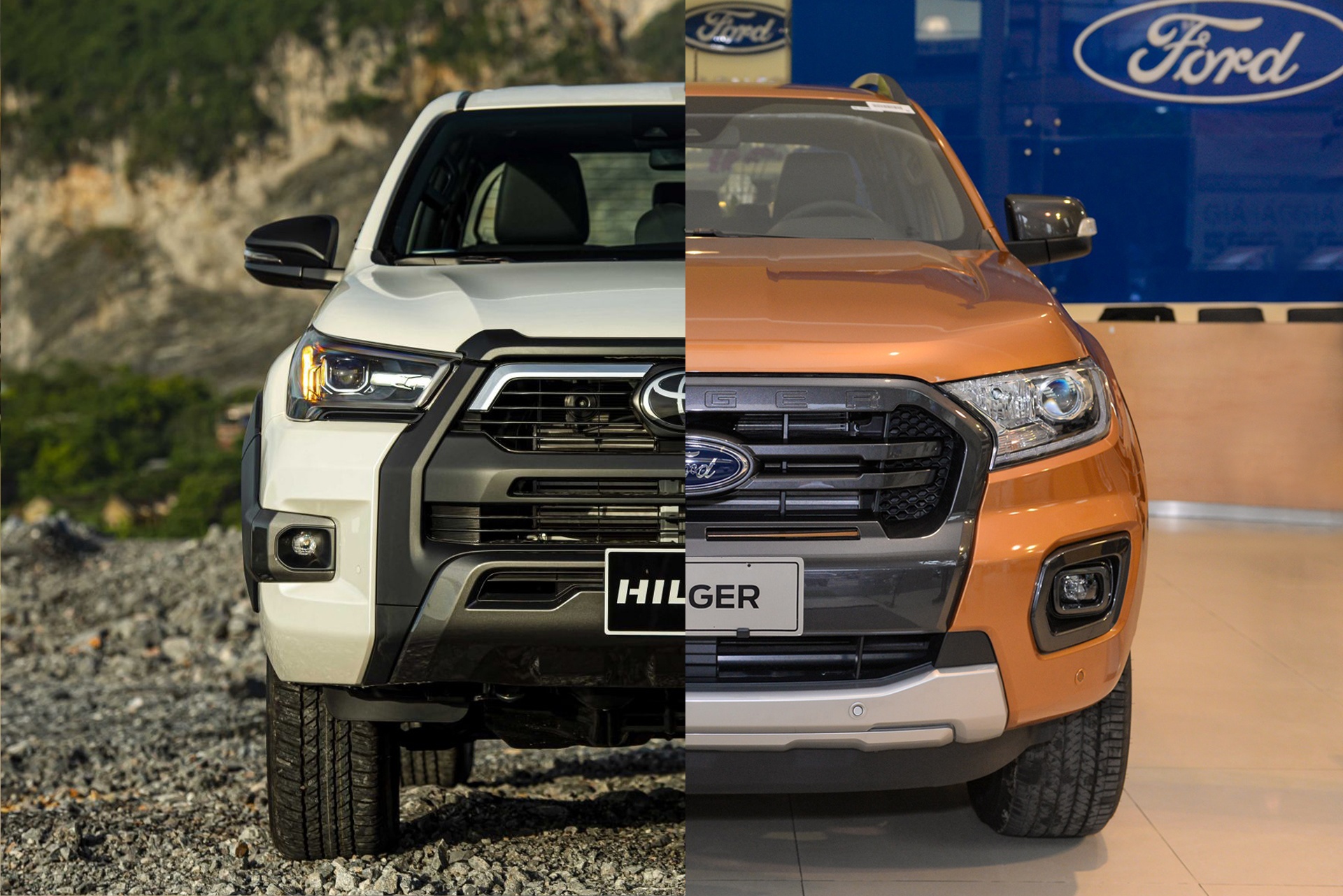 Xe ban tai tam gia 1 ty chon Ford Ranger hay Toyota Hilux hinh anh