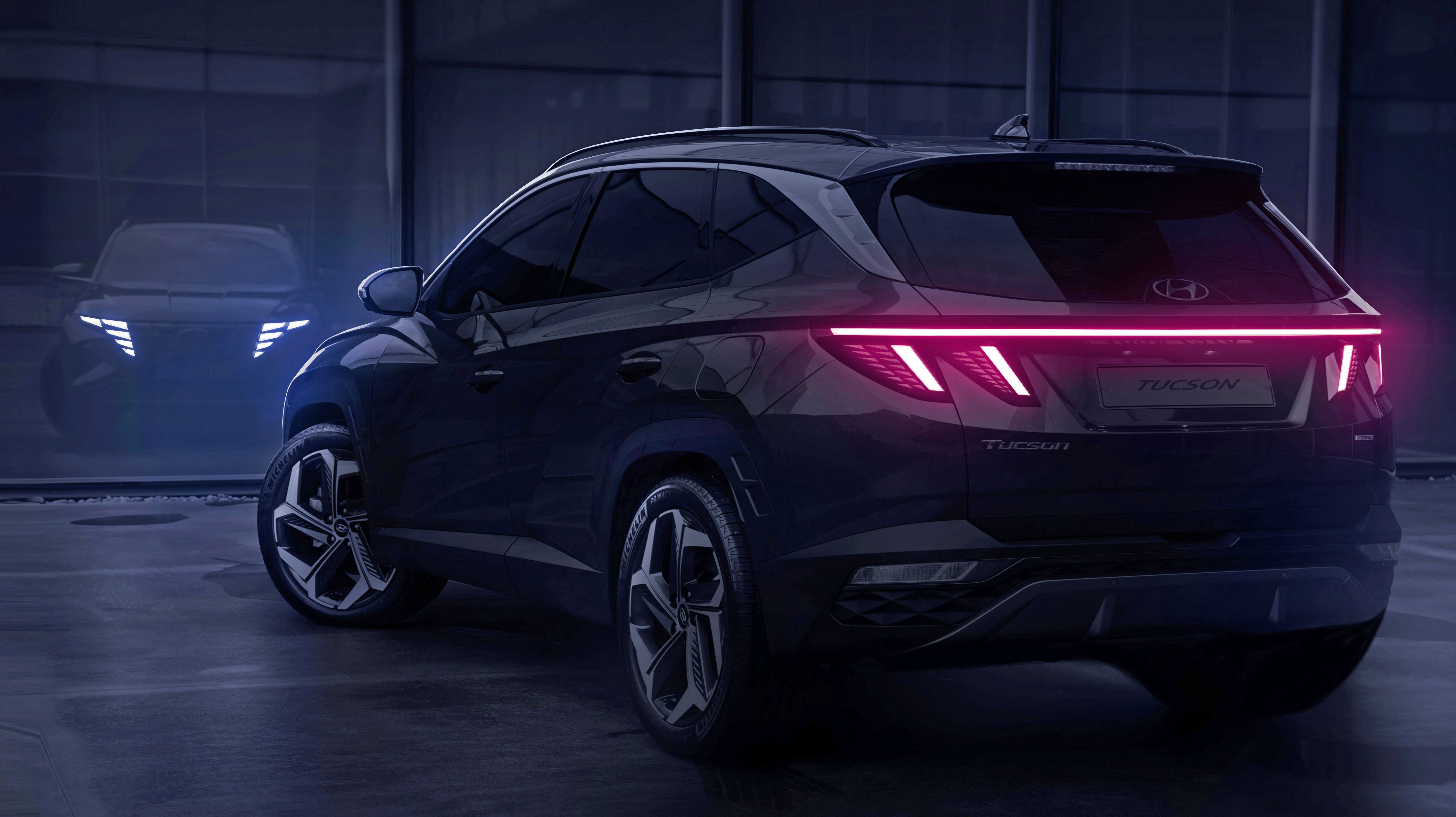 Hyundai Tucson 2021 lo dien voi 2 tuy chon chieu dai co so anh 2