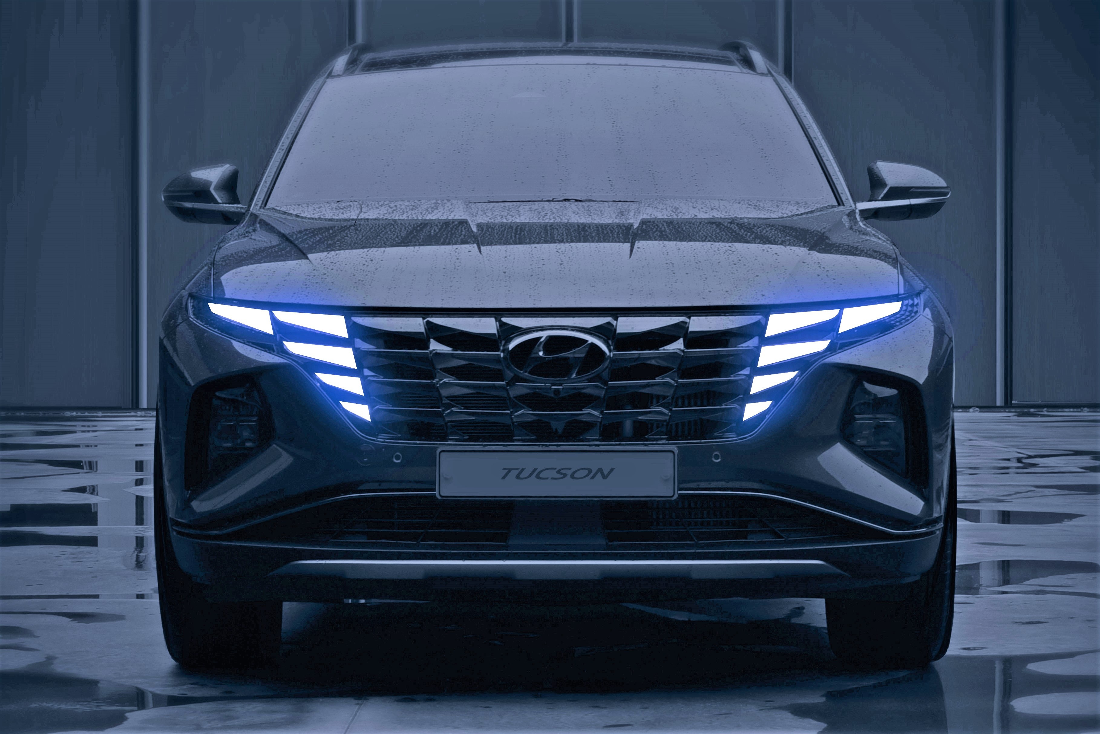 Hyundai Tucson 2021 lo dien hinh anh