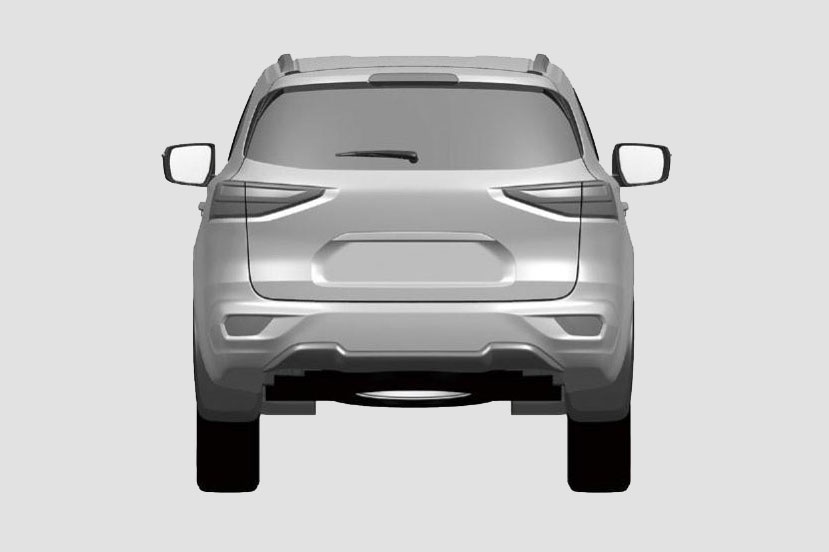 SUV Isuzu mu-X thế hệ mới bị lộ bản vẽ phác thảo ảnh 4 SUV Isuzu mu-X the he moi bi lo ban ve phac thao anh 4