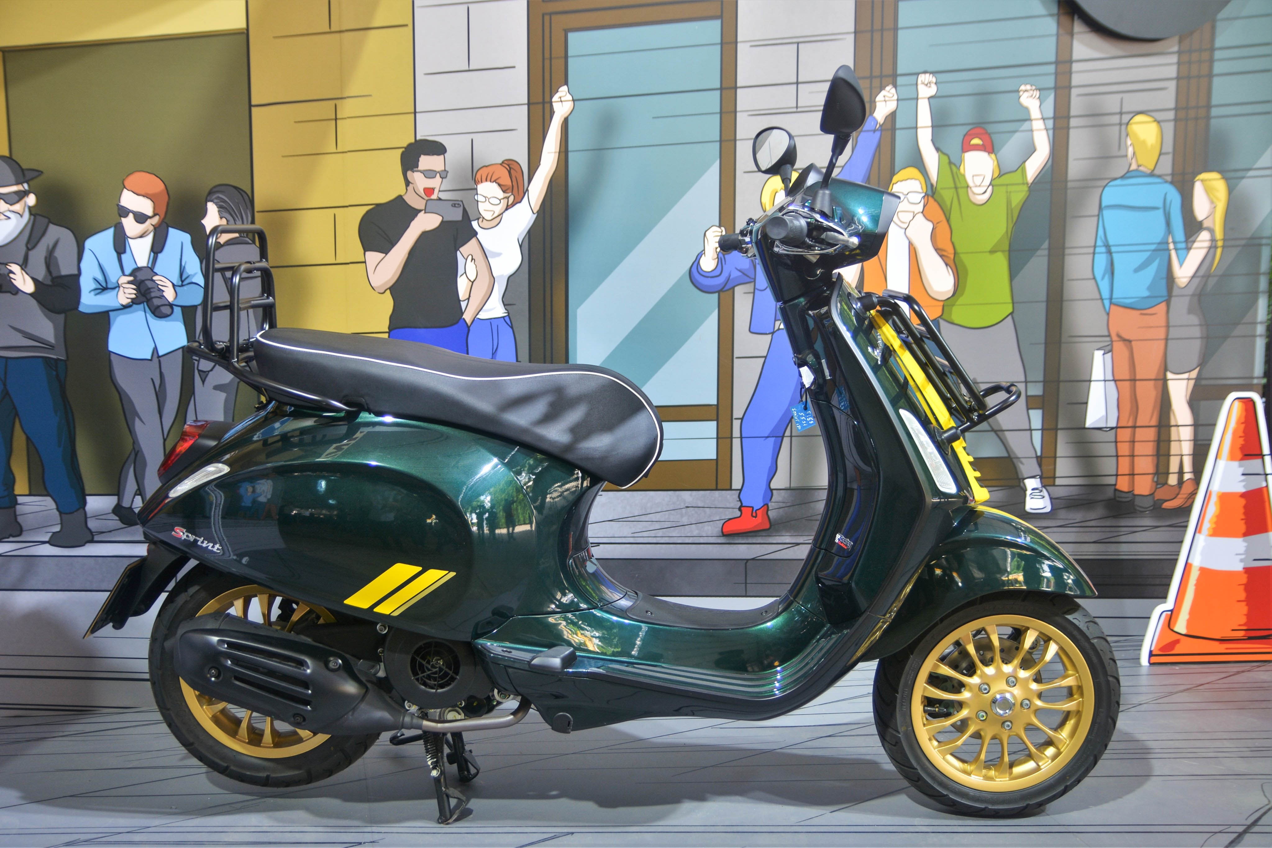 Vespa VN gioi thieu Sprint 150 va GTS phien ban dua anh 1