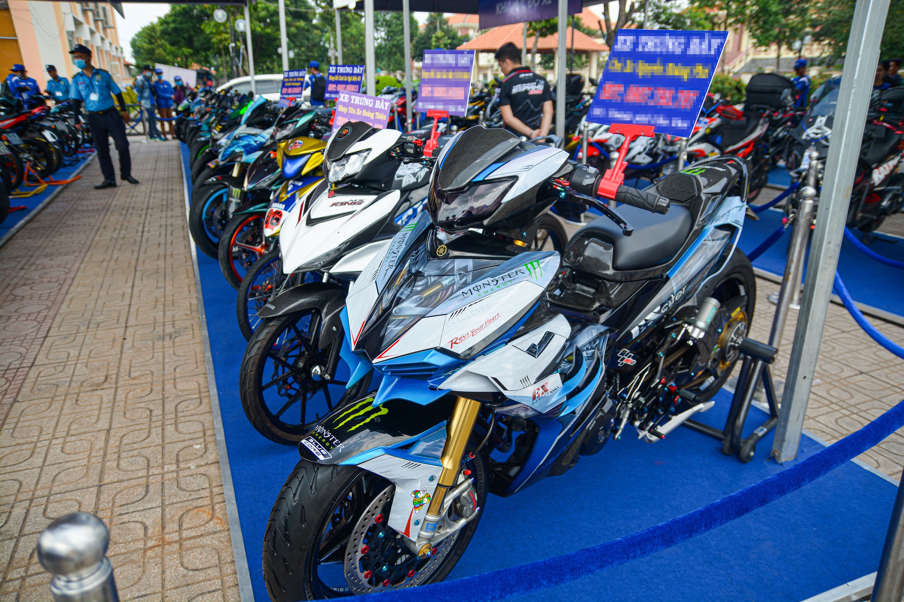 Dan xe Yamaha Exciter do tram trieu quy tu tai Long An anh 1