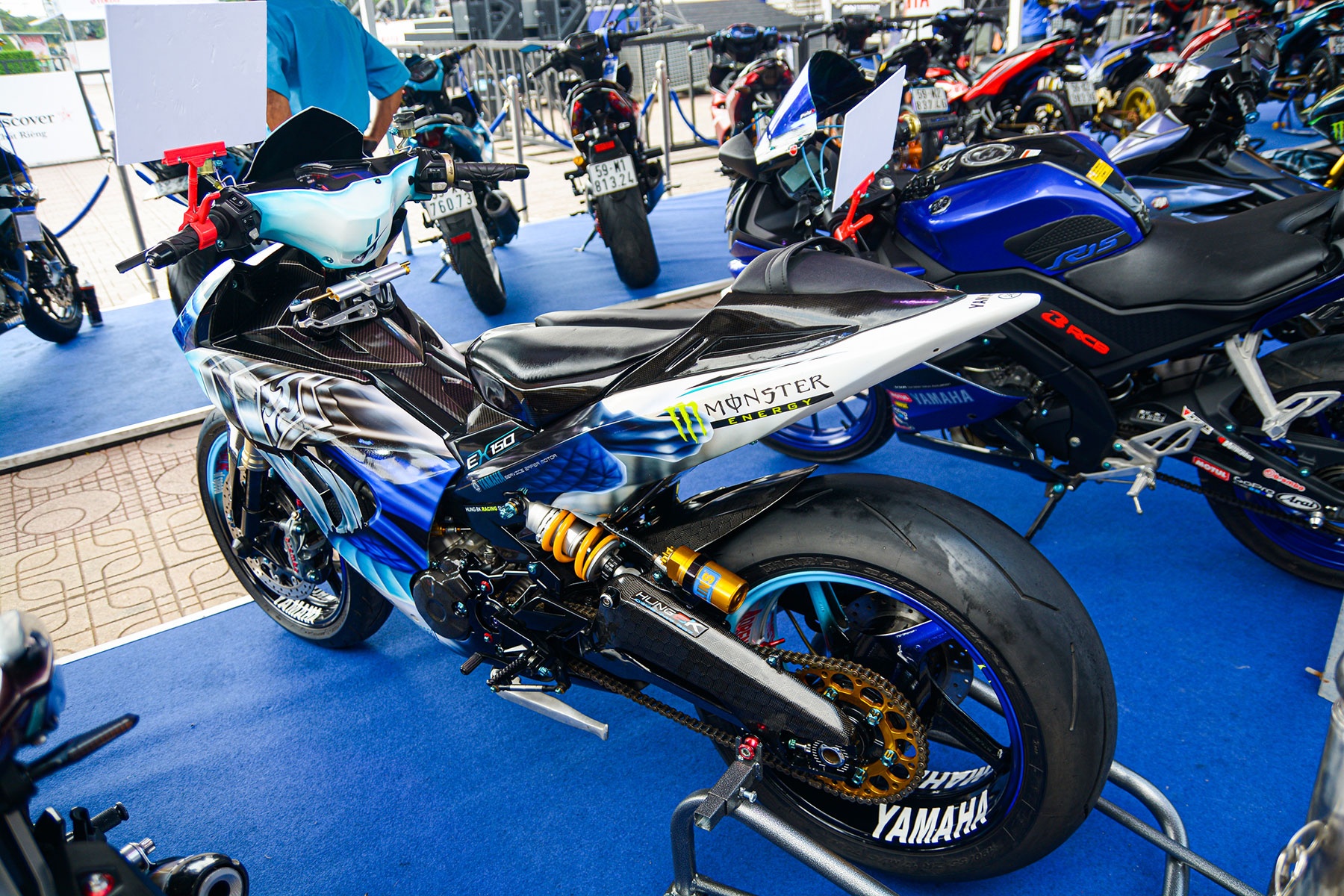 Dan xe Yamaha Exciter do tram trieu quy tu tai Long An anh 2