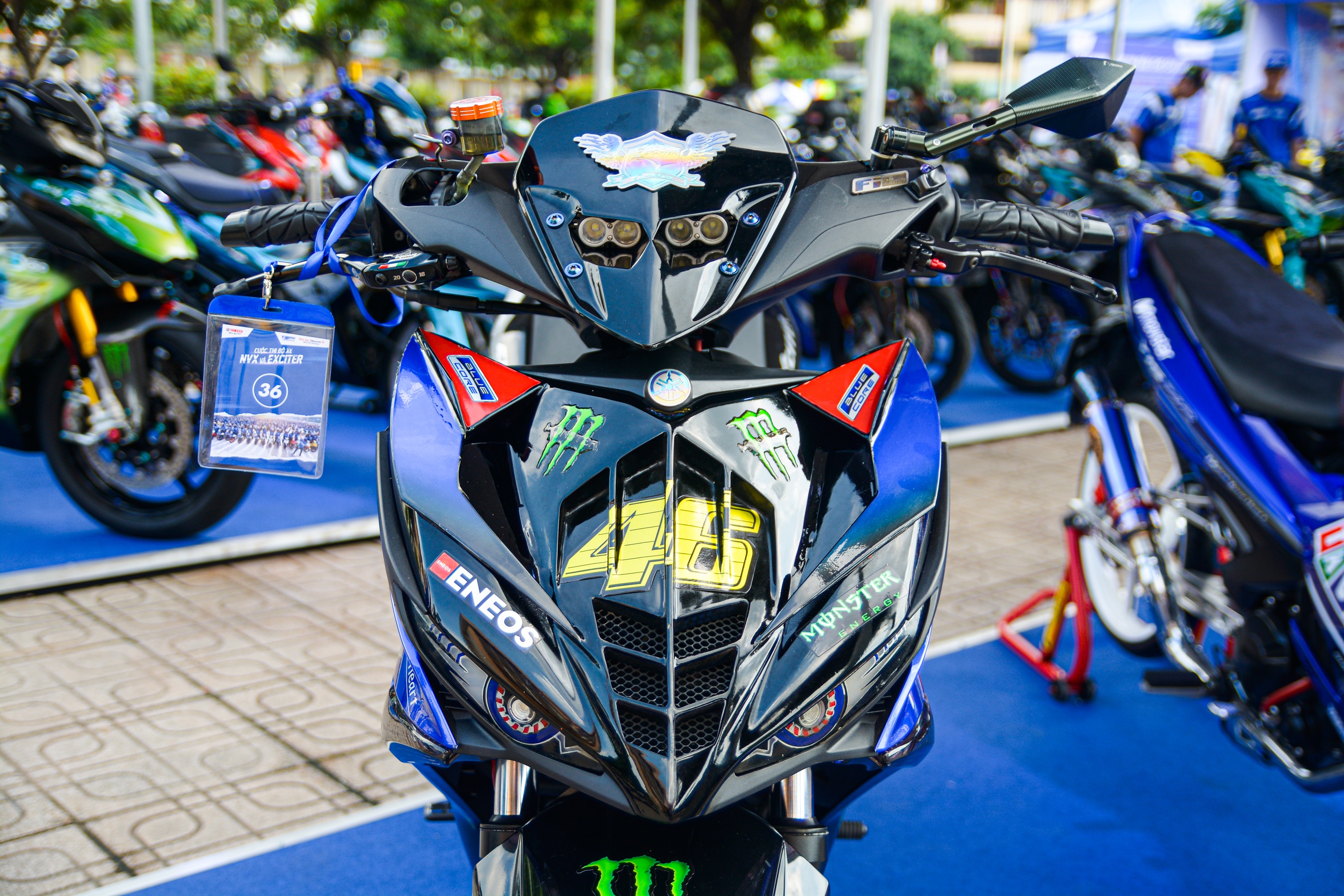 Dan xe Yamaha Exciter do tram trieu quy tu tai Long An anh 6