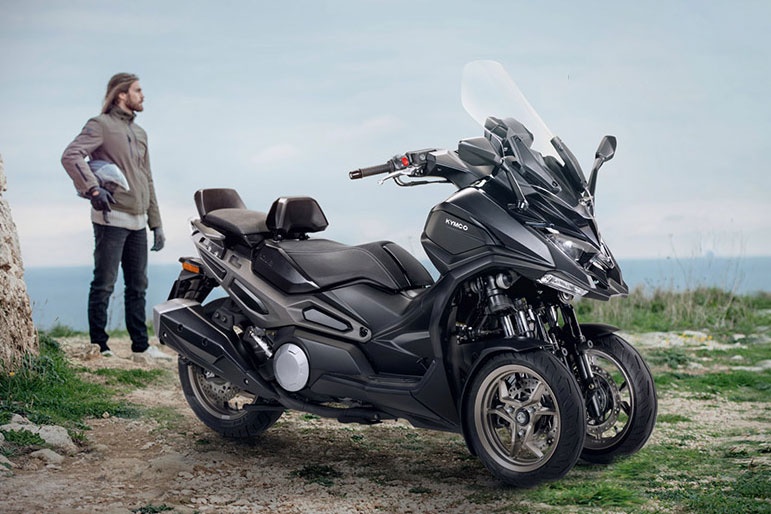 Kymco gioi thieu xe tay ga 3 banh hinh anh