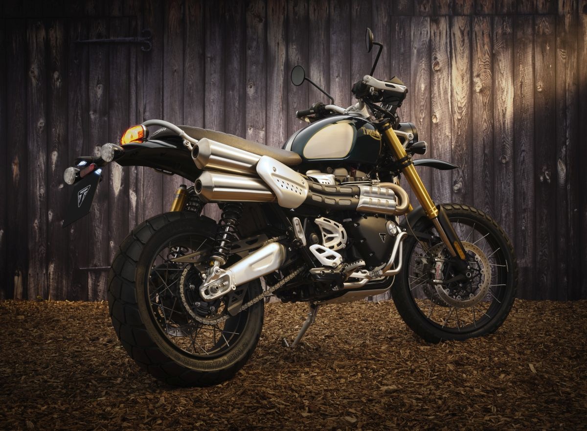 Chi tiết Triumph Scrambler 1200 Steve McQueen vừa ra mắt ảnh 2 Chi tiet Triumph Scrambler 1200 Steve McQueen vua ra mat anh 2