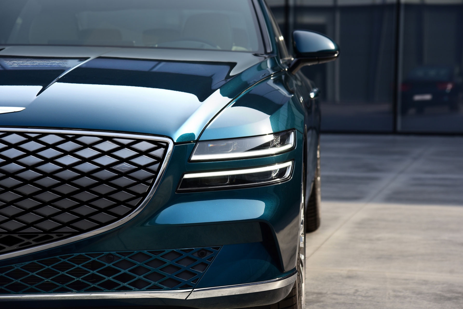 Can canh Genesis Electrified G80 vua ra mat anh 3