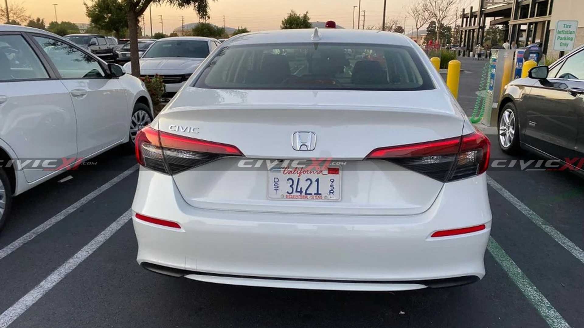 Honda Civic 2022 lộ ảnh thực tế ảnh 3 Honda Civic 2022 lo anh thuc te anh 3