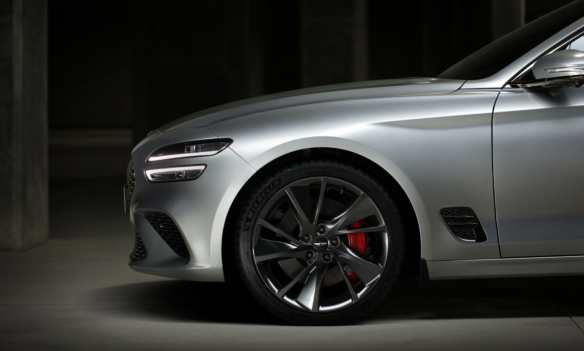 Genesis G70 Shooting Brake lộ diện ảnh 4 Genesis G70 Shooting Brake lo dien anh 4