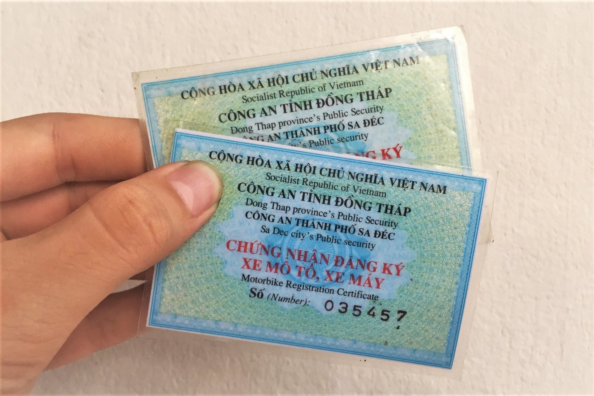 Mat giay dang ky xe, chu xe can lam gi de duoc cap lai? hinh anh