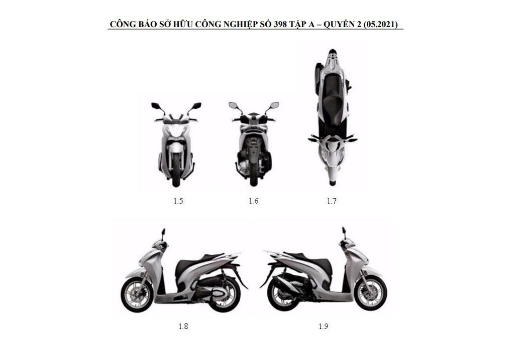 Honda SH 350i dang ky ban quyen o Viet Nam anh 2