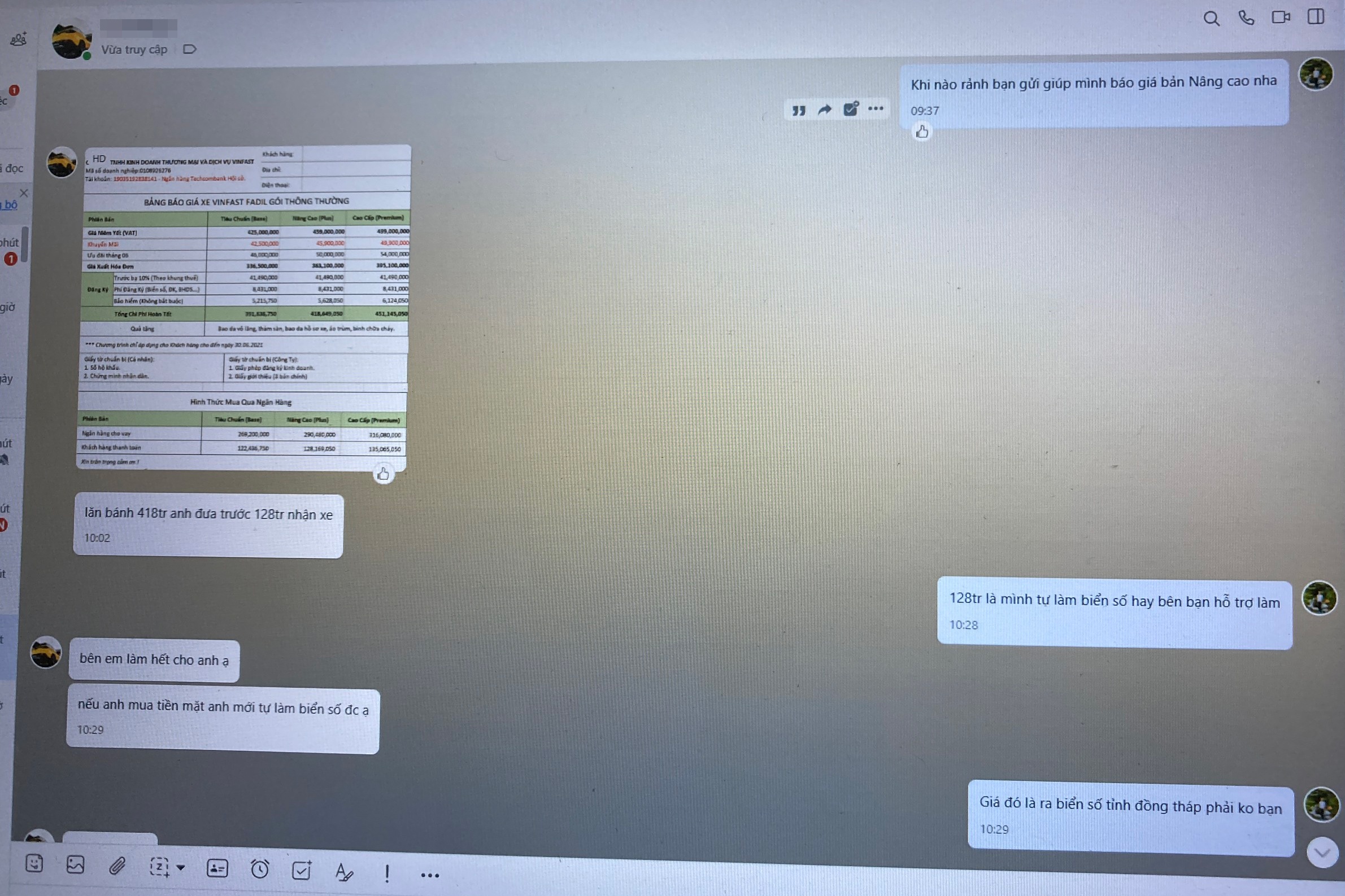 Mua oto qua Zalo Facebook trong mua dich anh 1