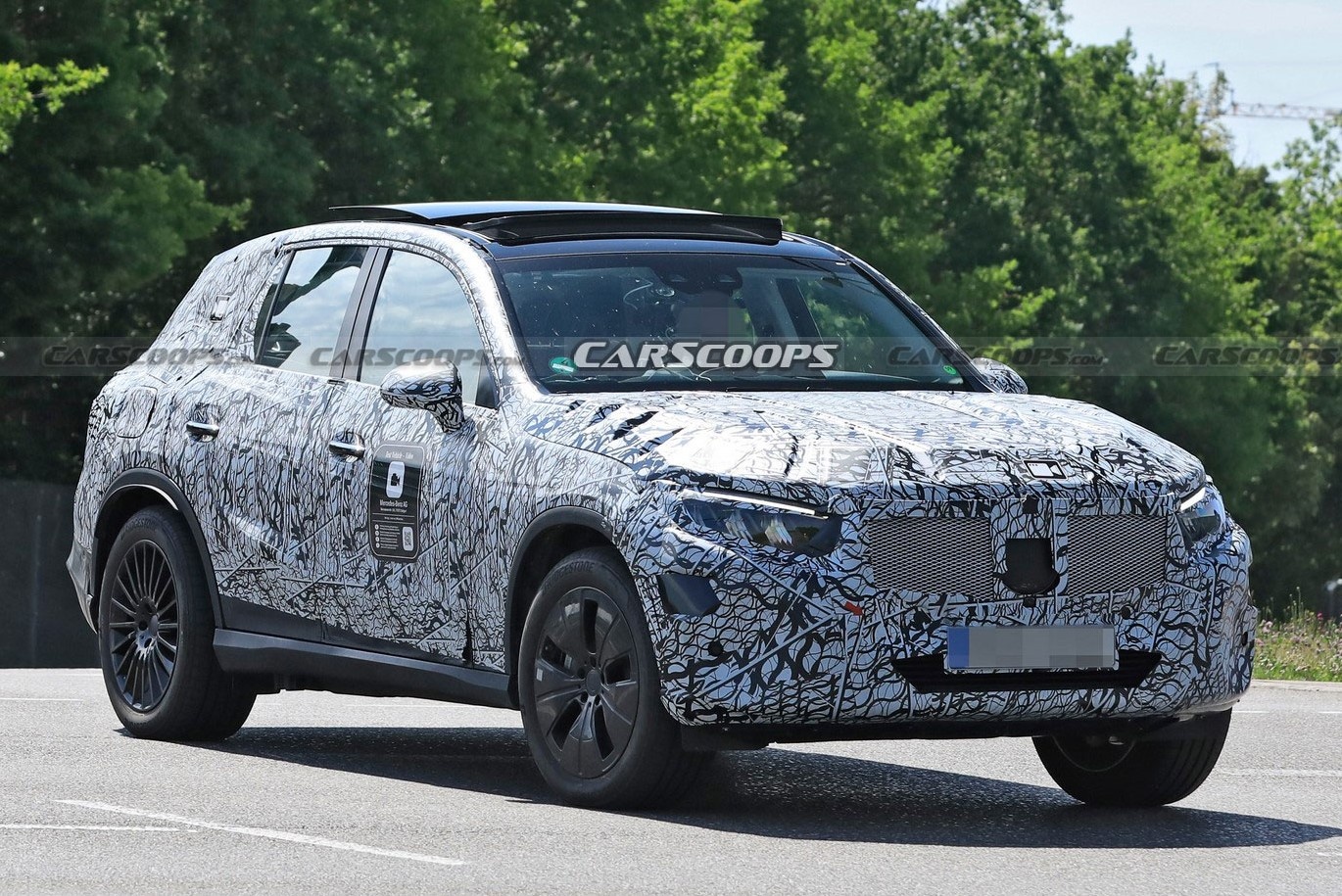 Mercedes GLC 2022 lo dien, mot so chi tiet giong S-Class hinh anh