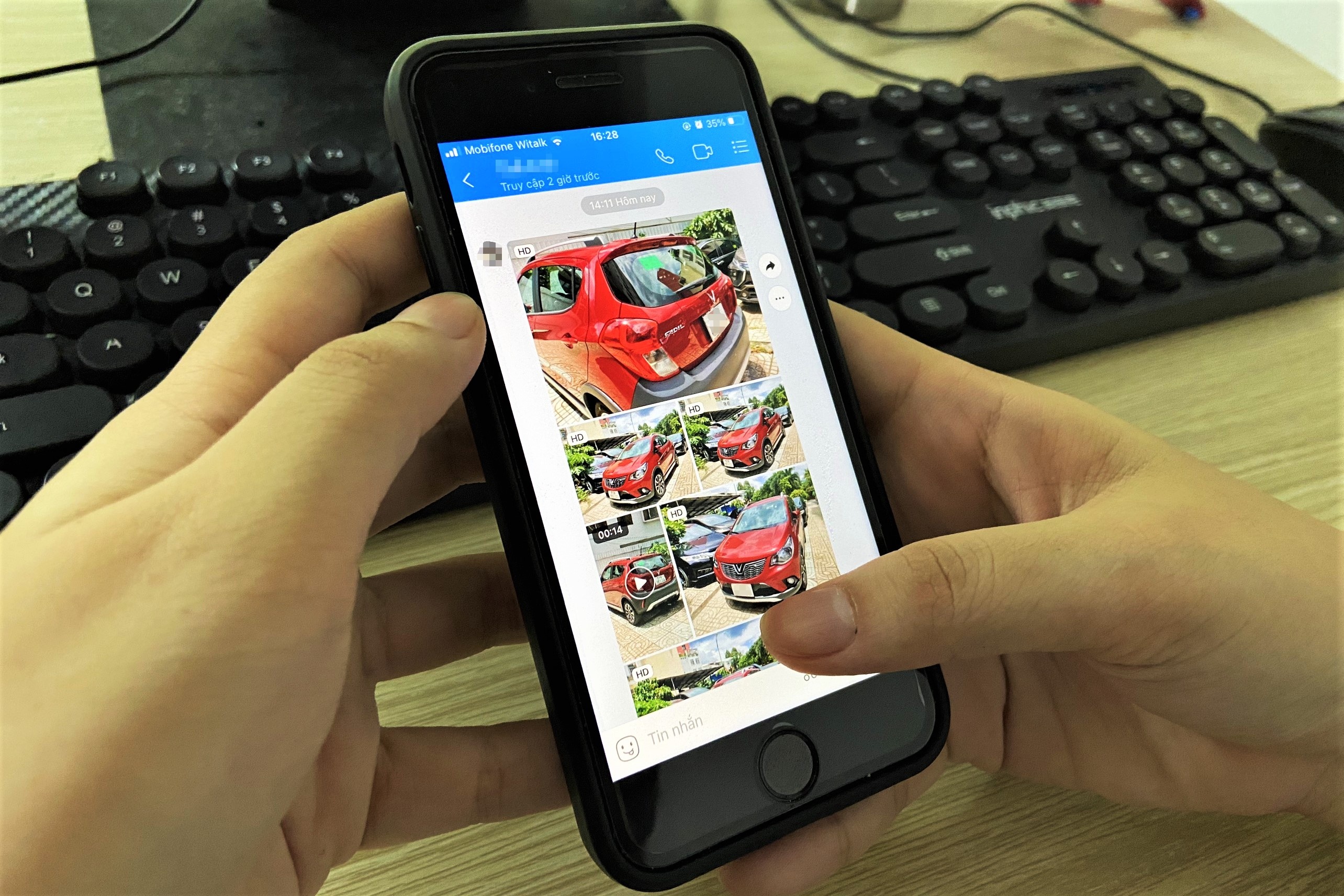 ngam xe qua dien thoai mua xe mua dich anh 2