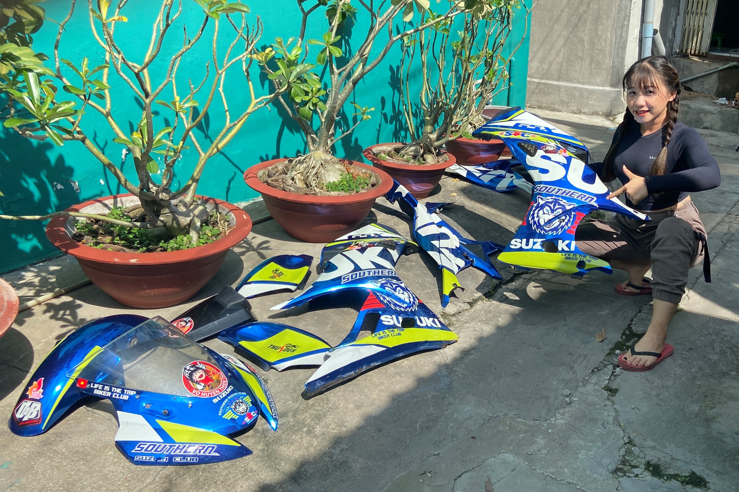 bong hong lang dua xe lam gi trong mua dich anh 2