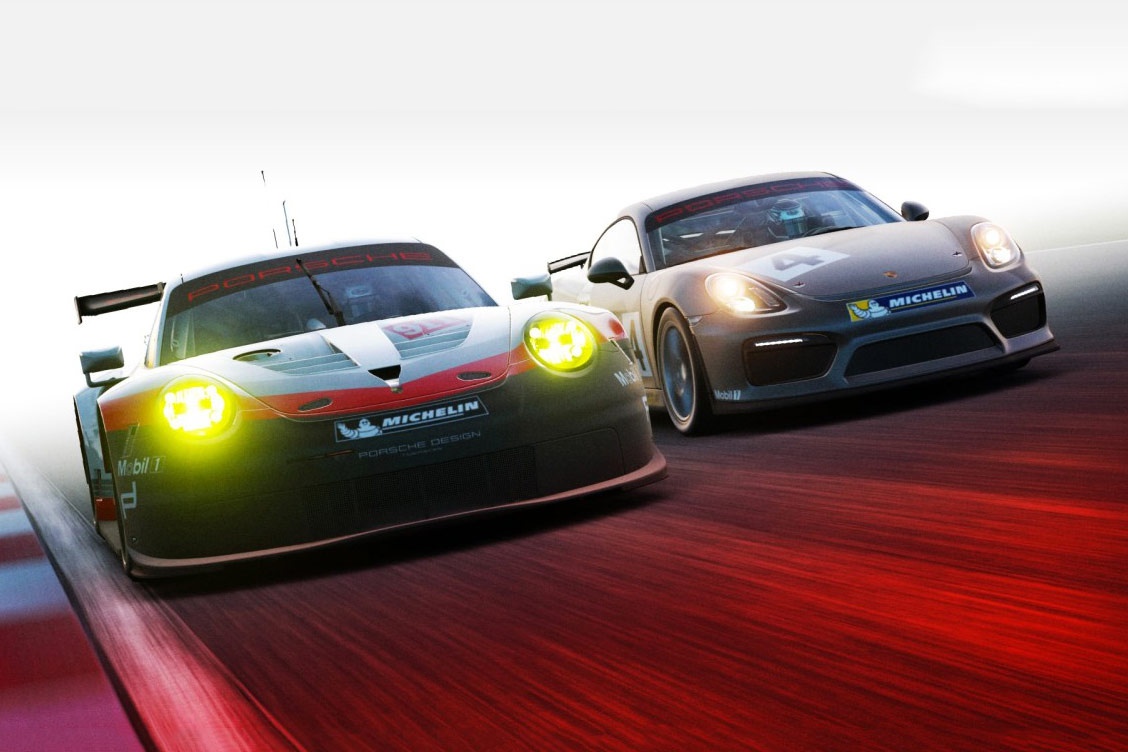 Porsche to chuc giai dua xe 'tren mang' bang may PlayStation 4 hinh anh