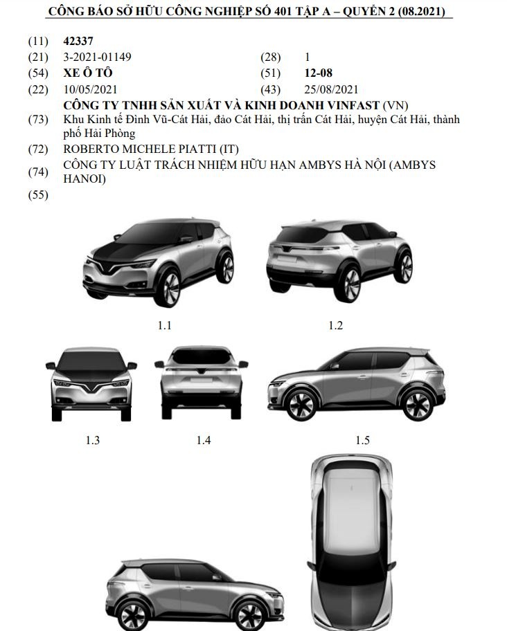 VinFast sap gioi thieu 3 mau xe dien moi anh 2