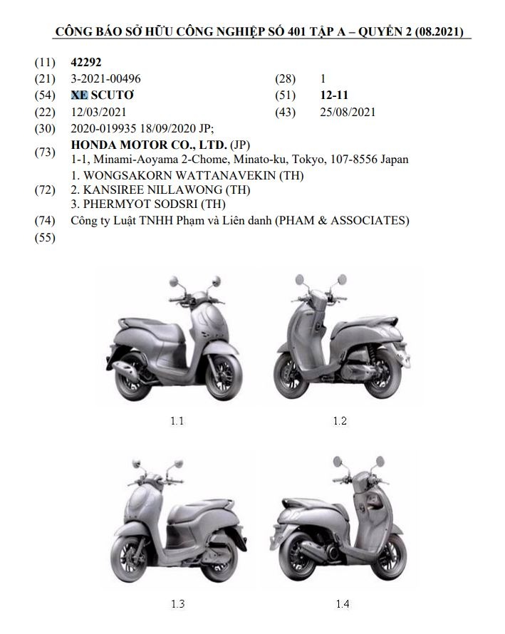 Honda Scoopy duoc dang ky ban quyen tai Viet Nam anh 1