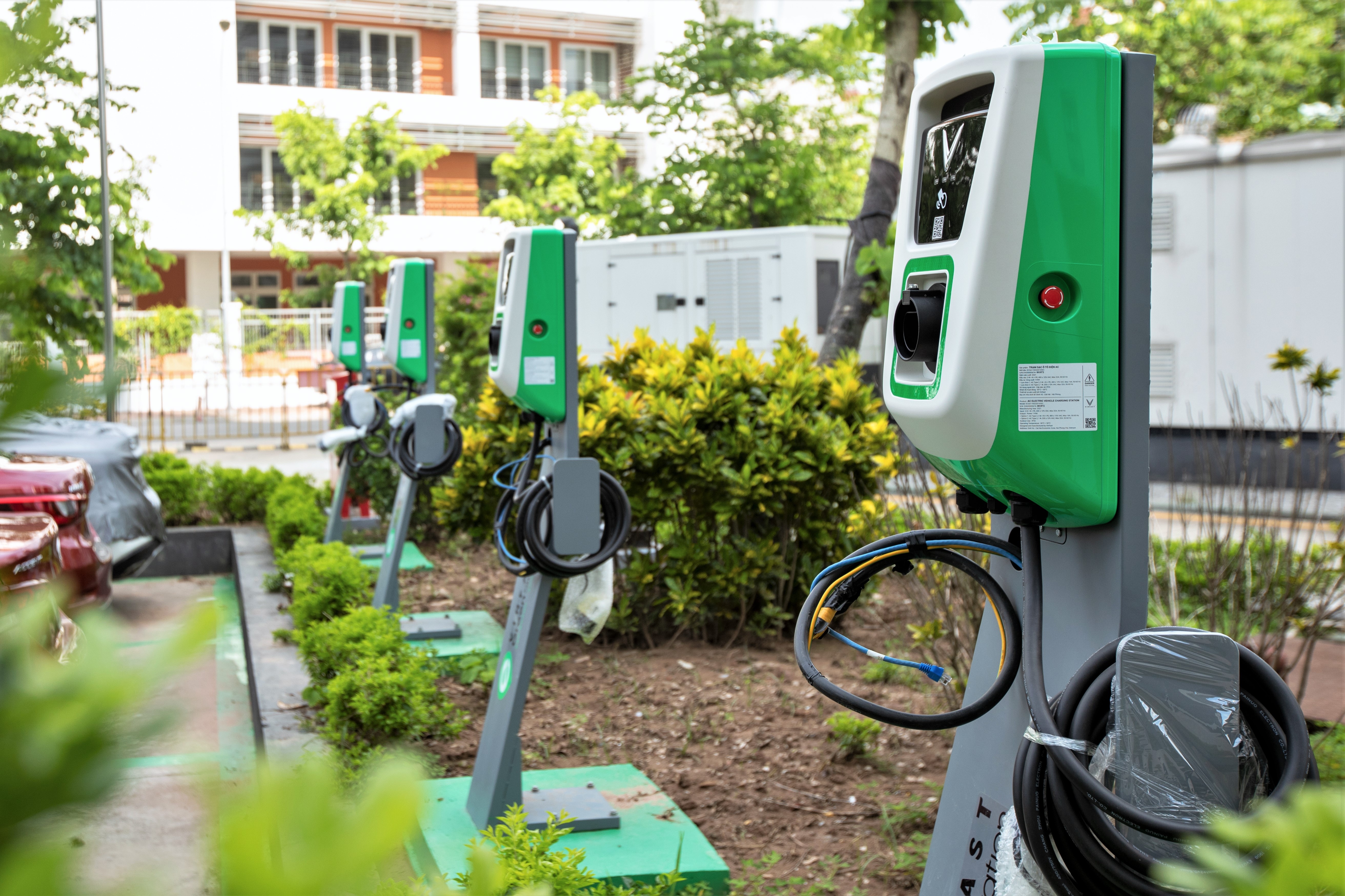 trạm sạc ôtô điện VinFast ảnh 6 tram sac oto dien VinFast anh 6