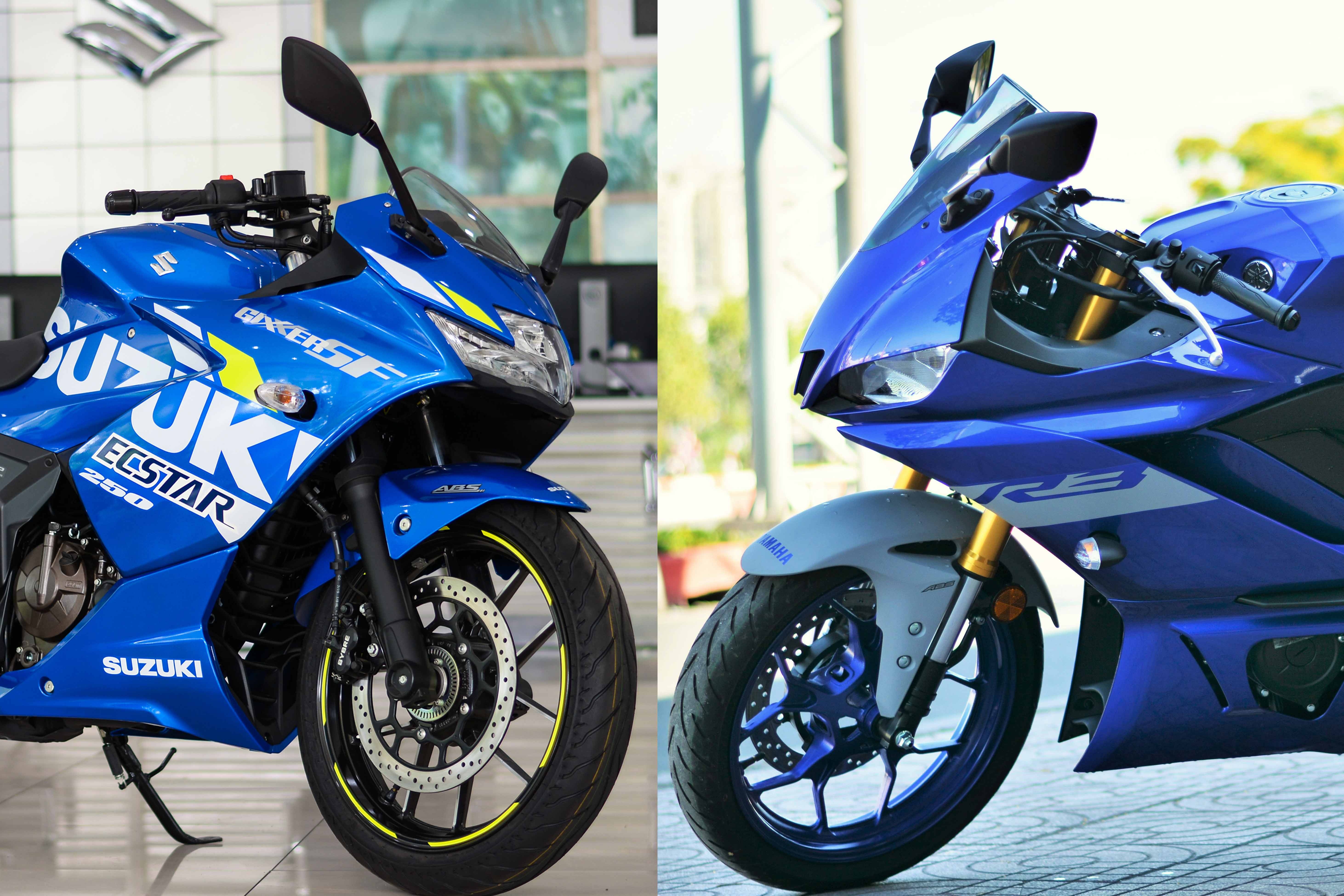 Mua sportbike 130 trieu, chon Yamaha YZF-R3 hay Suzuki Gixxer SF250? hinh anh