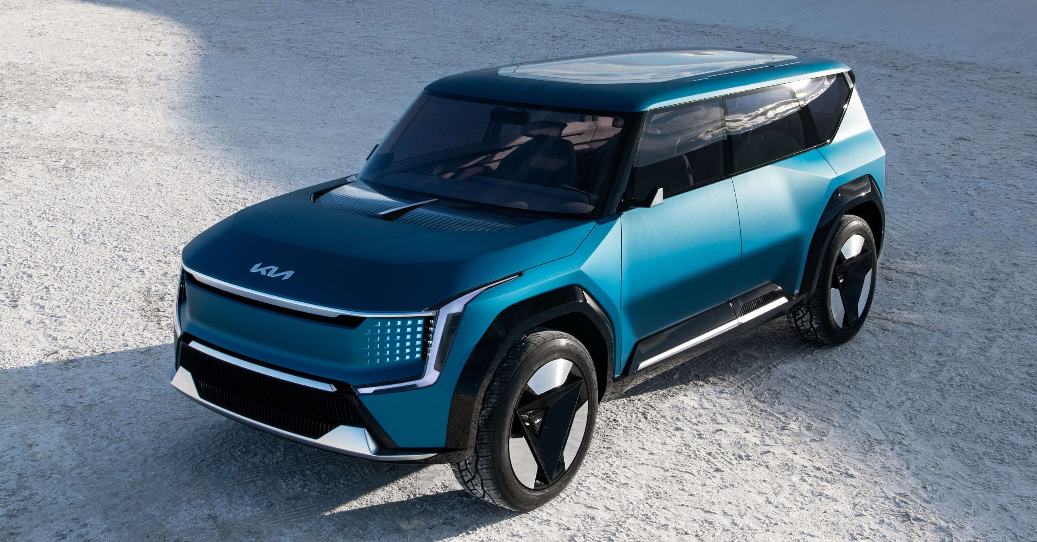 Can canh SUV dien Kia Concept EV9 anh 2