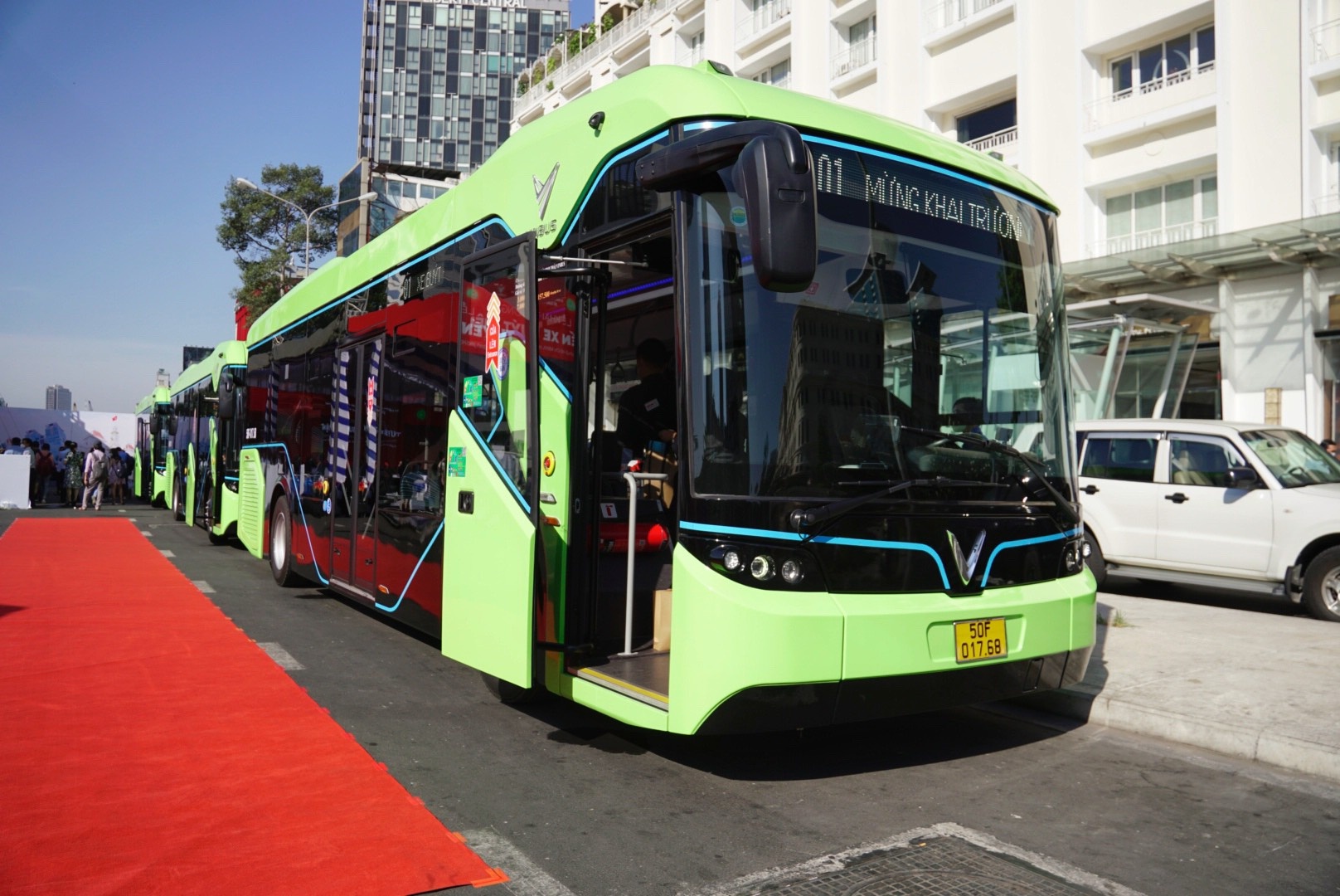 TP.HCM co tuyen xe buyt dien dau tien anh 1